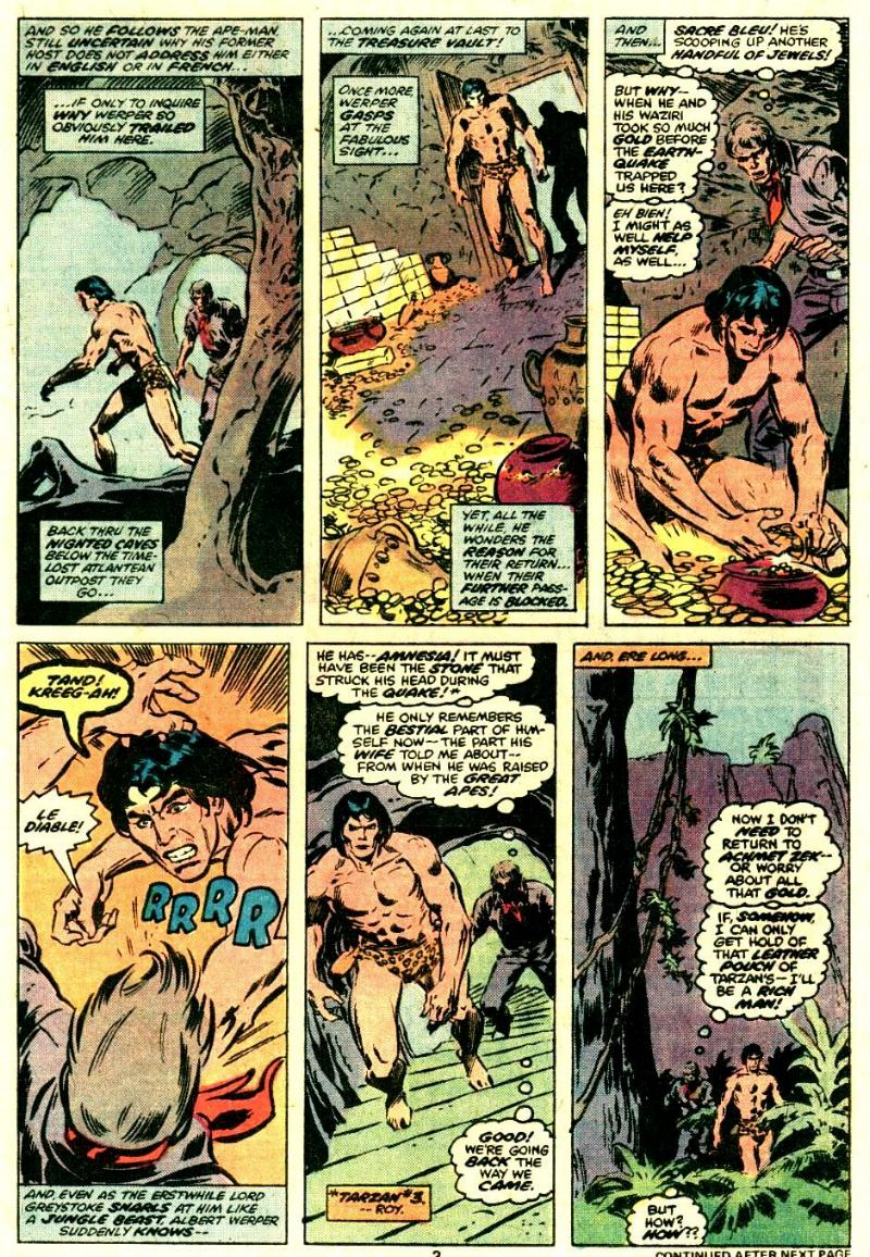 Read online Tarzan (1977) comic -  Issue #4 - 4