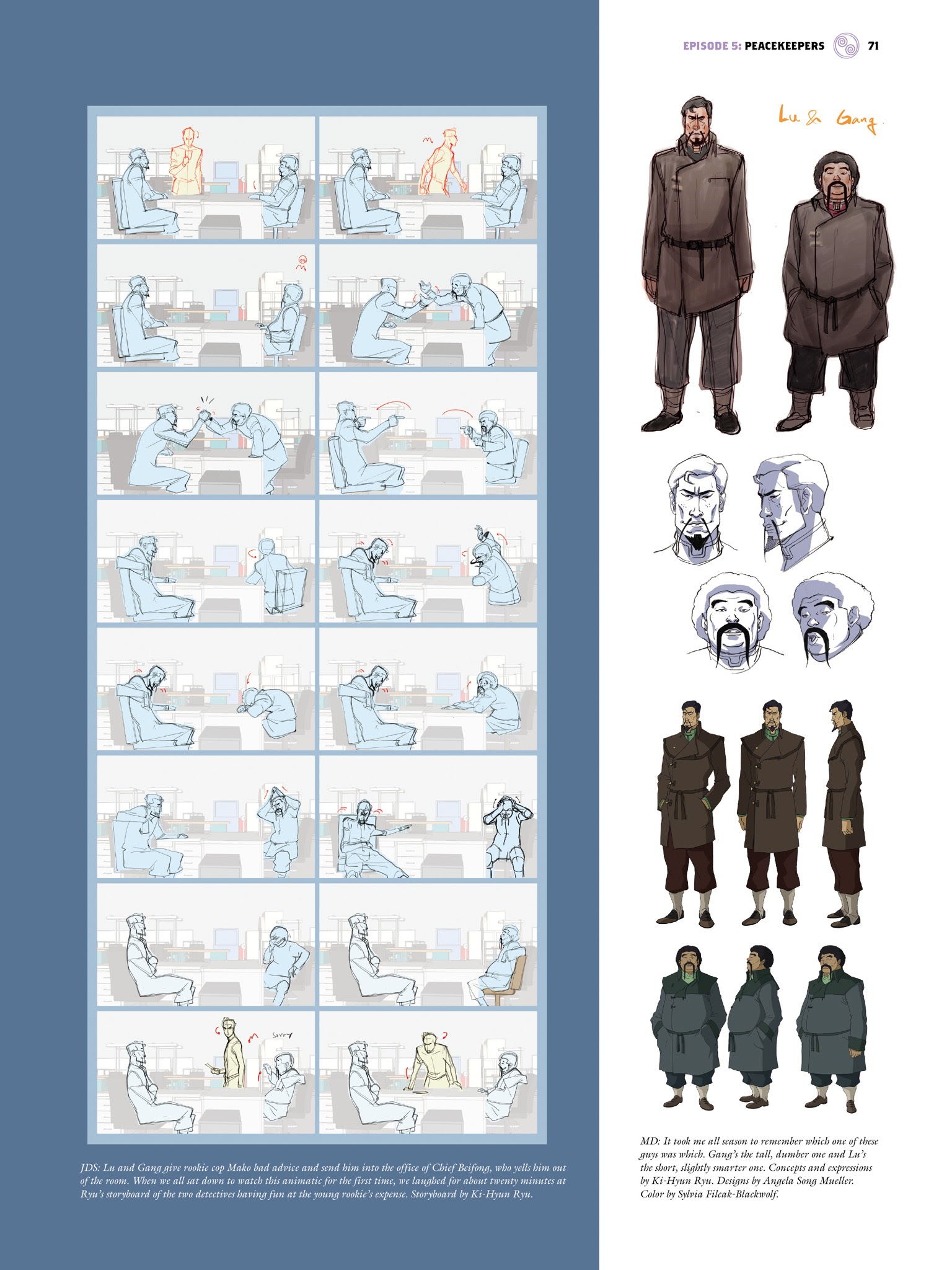 Read online The Legend of Korra: The Art of the Animated Series comic -  Issue # TPB 2 - 66