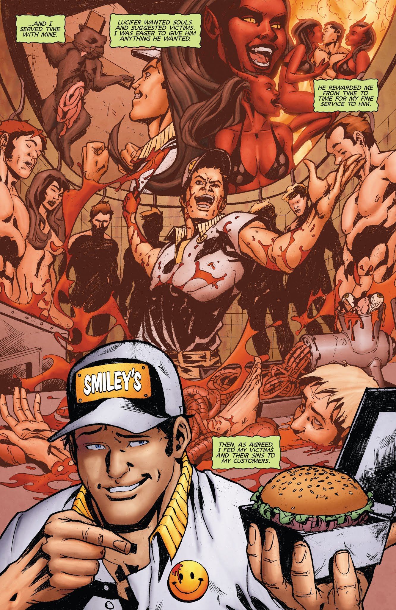 Read online Chaos!: Smiley the Psychotic Button comic -  Issue # Full - 13
