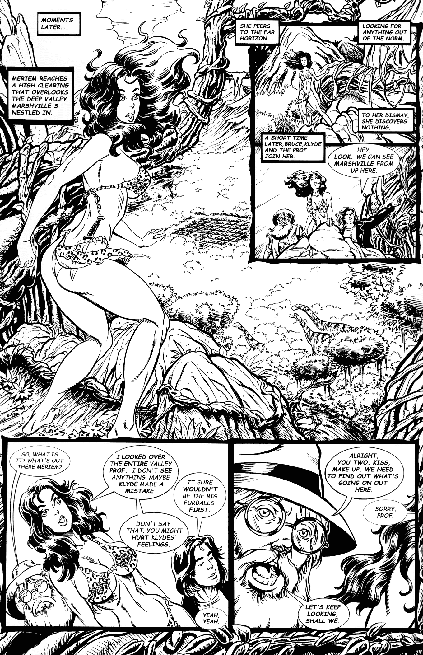 Read online Cavewoman: Red Menace comic -  Issue # Full - 9