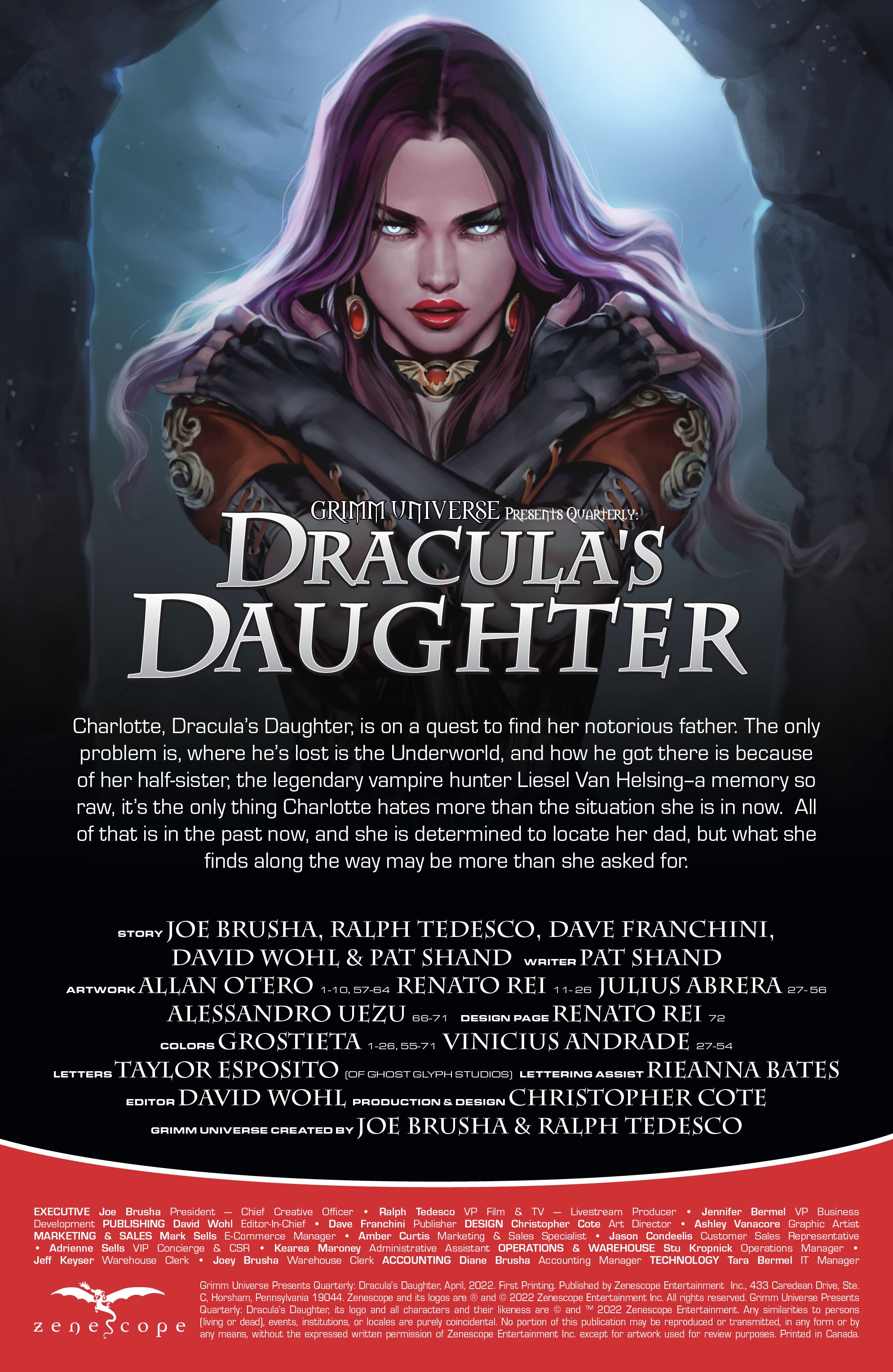 Read online Grimm Universe Presents Quarterly: Dracula's Daughter comic -  Issue # TPB - 2