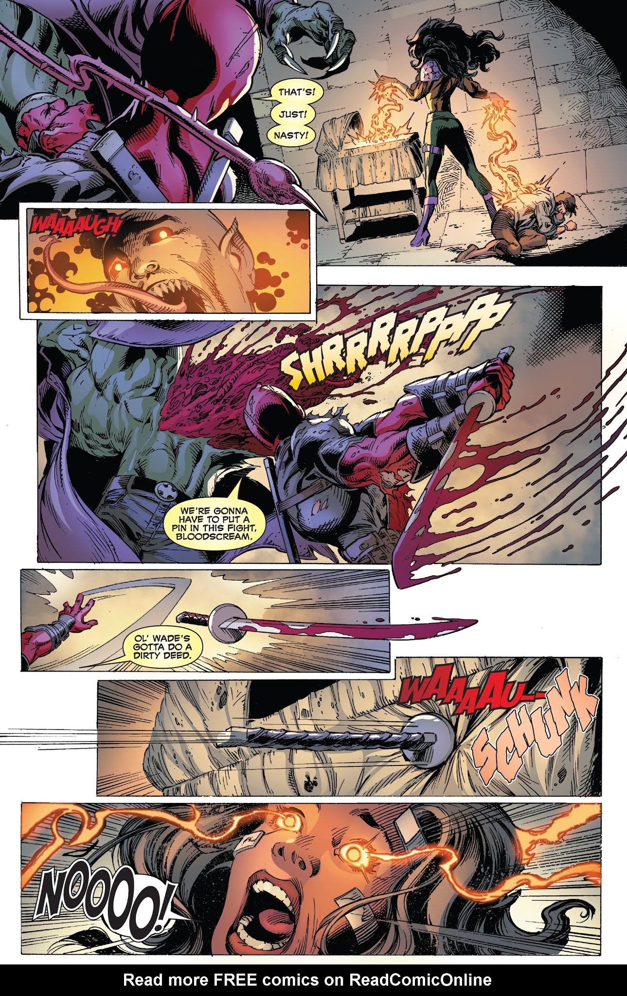 Read online Deadpool: Assassin comic -  Issue #6 - 16
