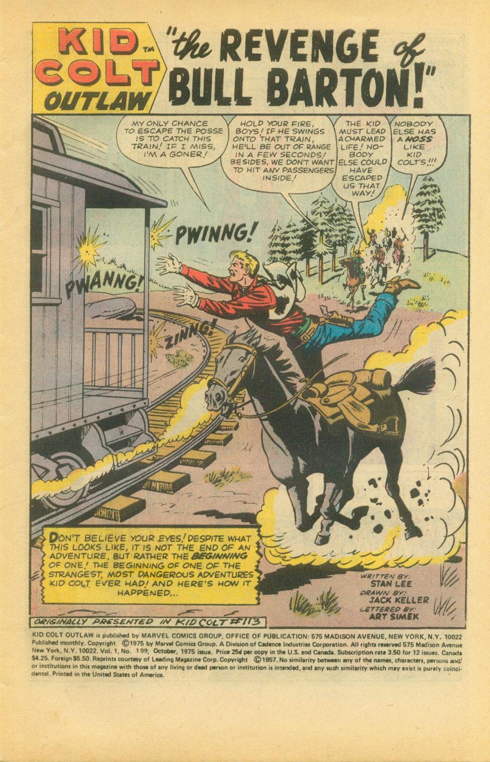 Read online Kid Colt Outlaw comic -  Issue #199 - 3