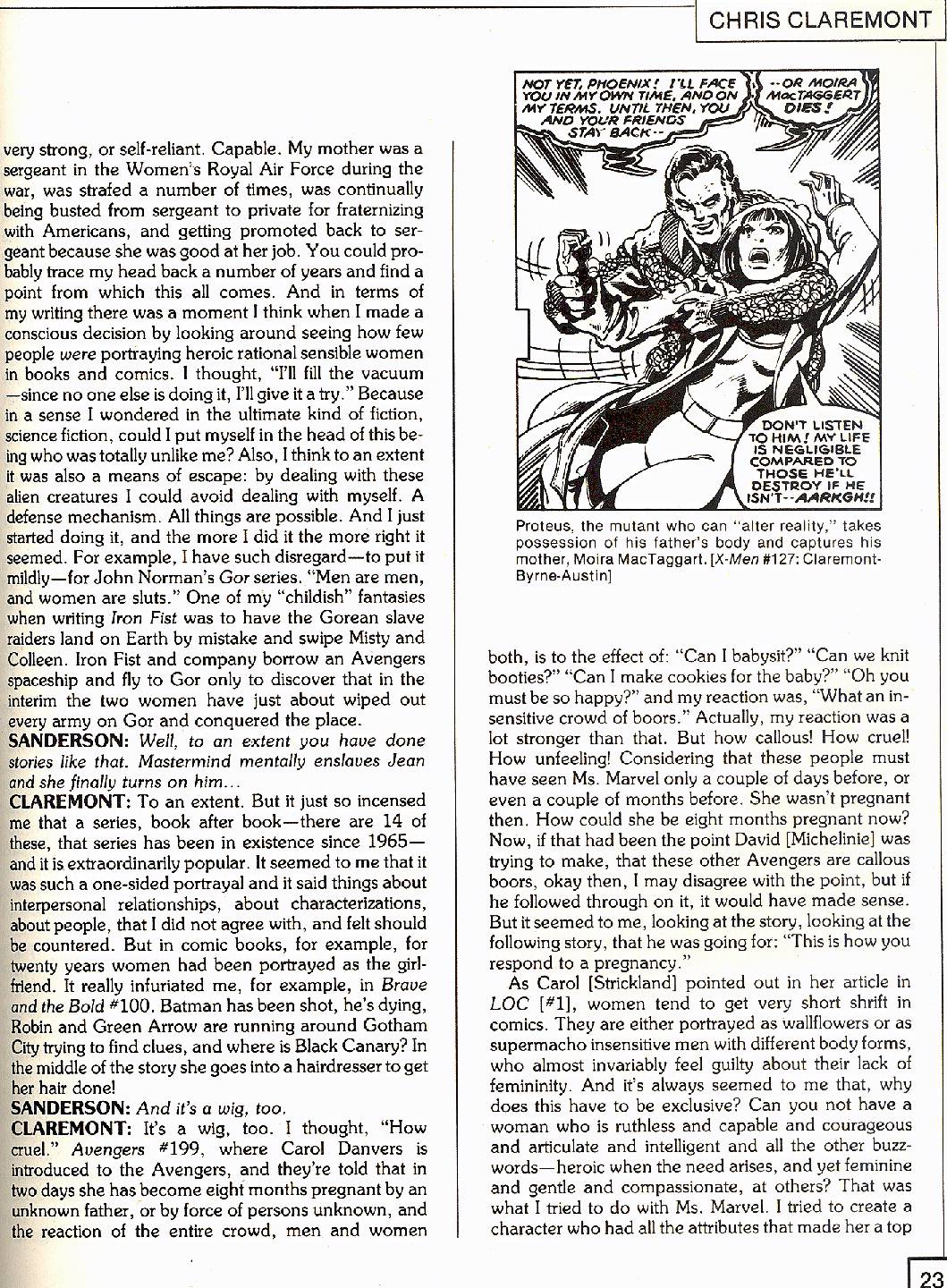 Read online The X-Men Companion comic -  Issue #2 - 23