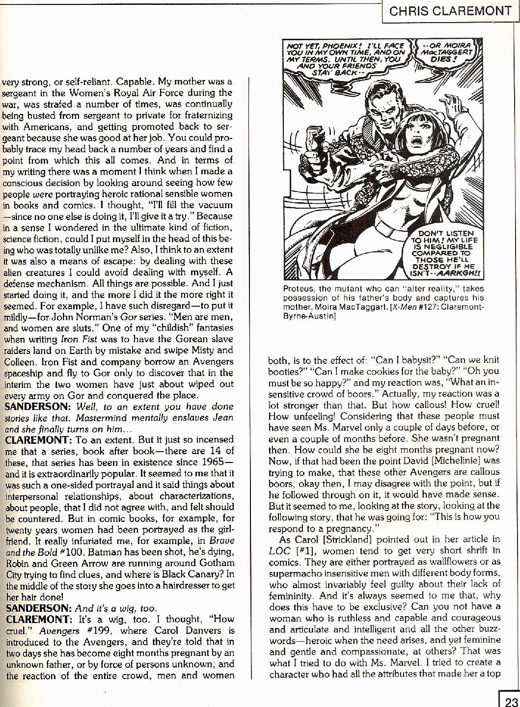 Read online The X-Men Companion comic -  Issue #2 - 23
