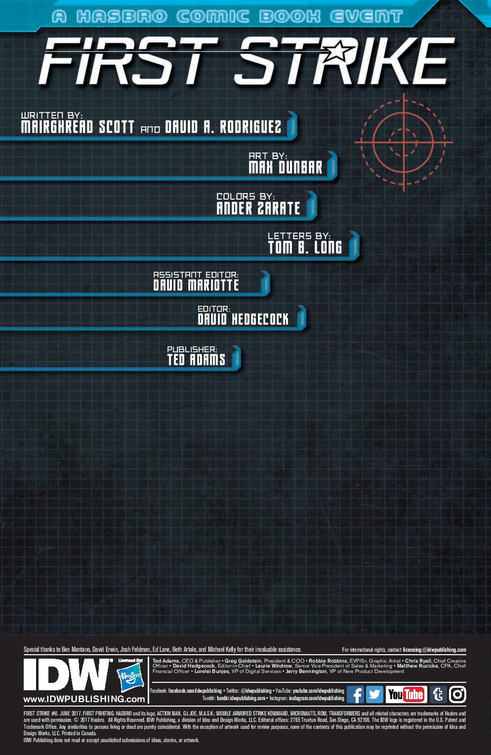 Read online First Strike comic -  Issue #0 - 2