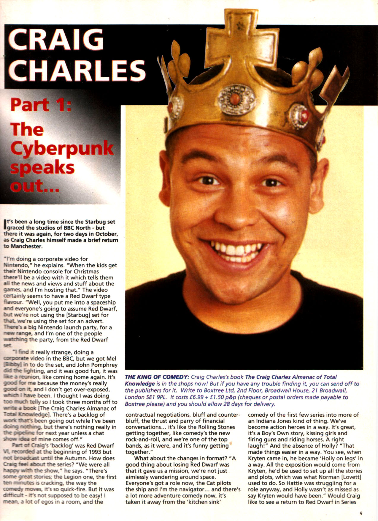 Read online Red Dwarf Smegazine (1993) comic -  Issue #9 - 9