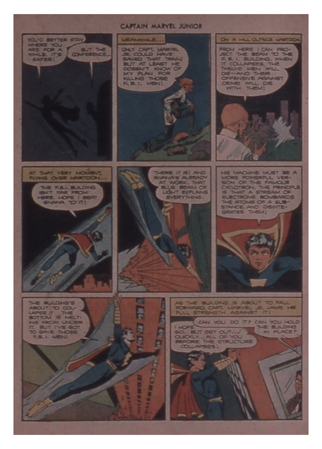 Read online Captain Marvel, Jr. comic -  Issue #28 - 9