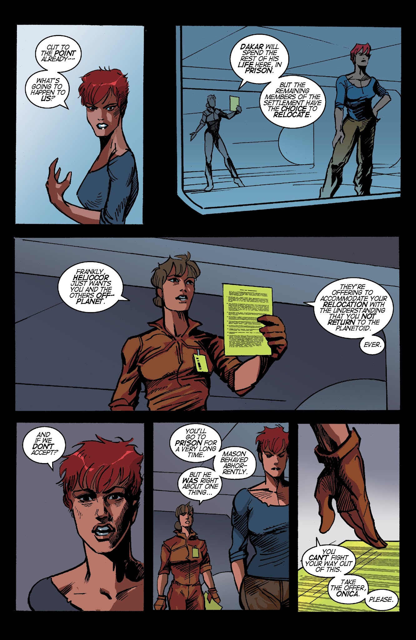 Read online Planetoid Praxis comic -  Issue #6 - 11