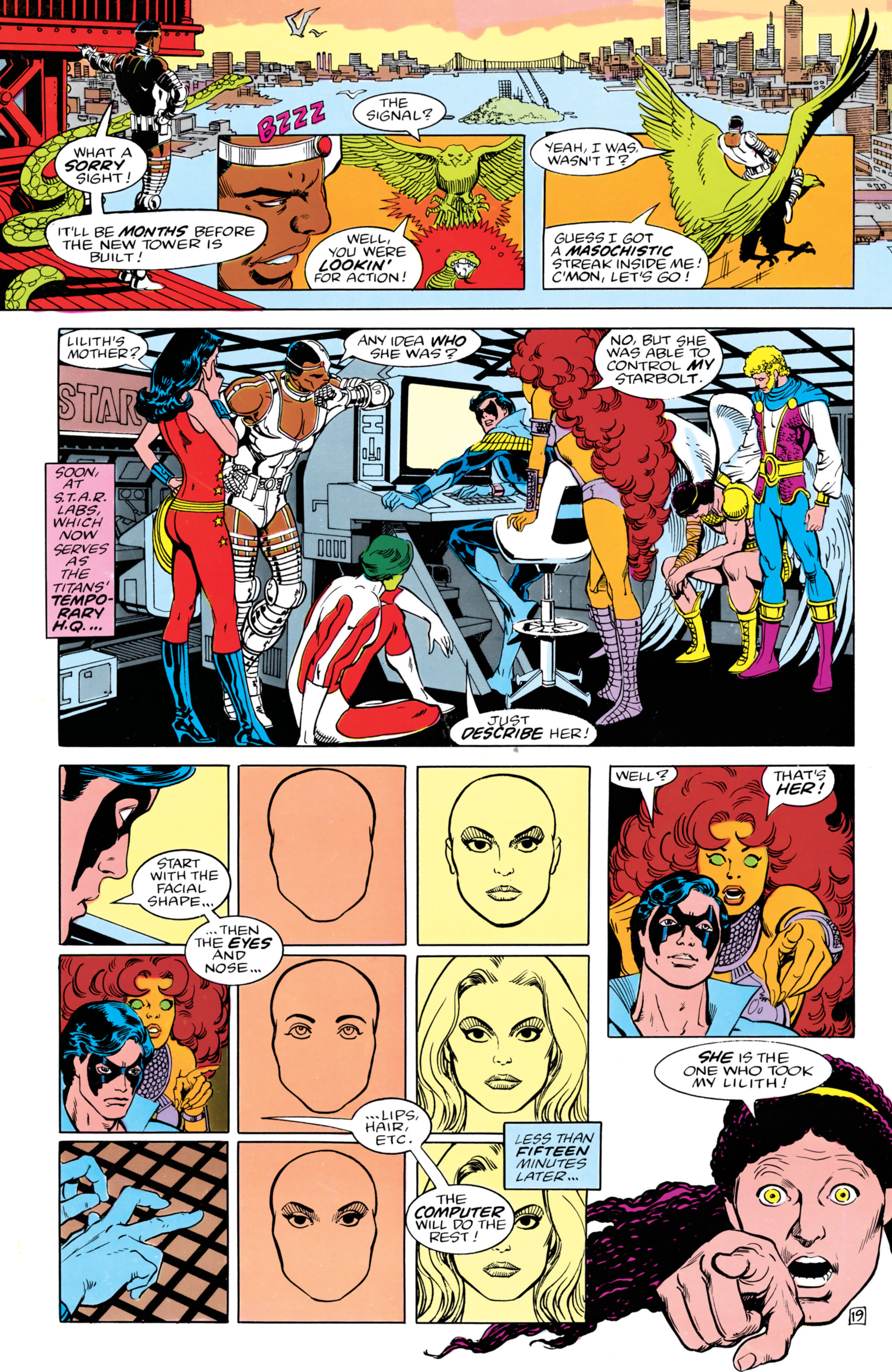 Read online The New Teen Titans (1984) comic -  Issue #7 - 19