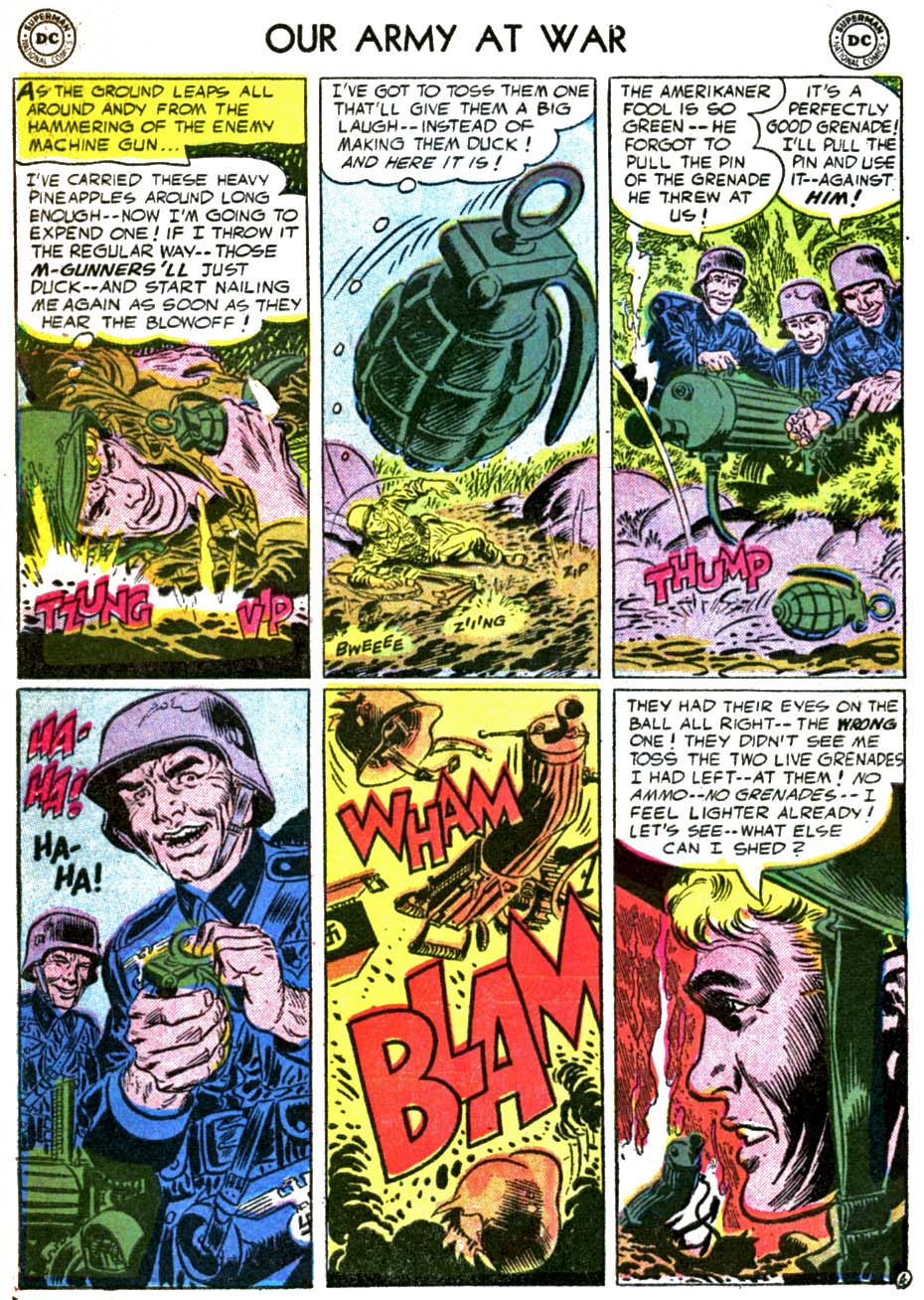 Read online Our Army at War (1952) comic -  Issue #46 - 6