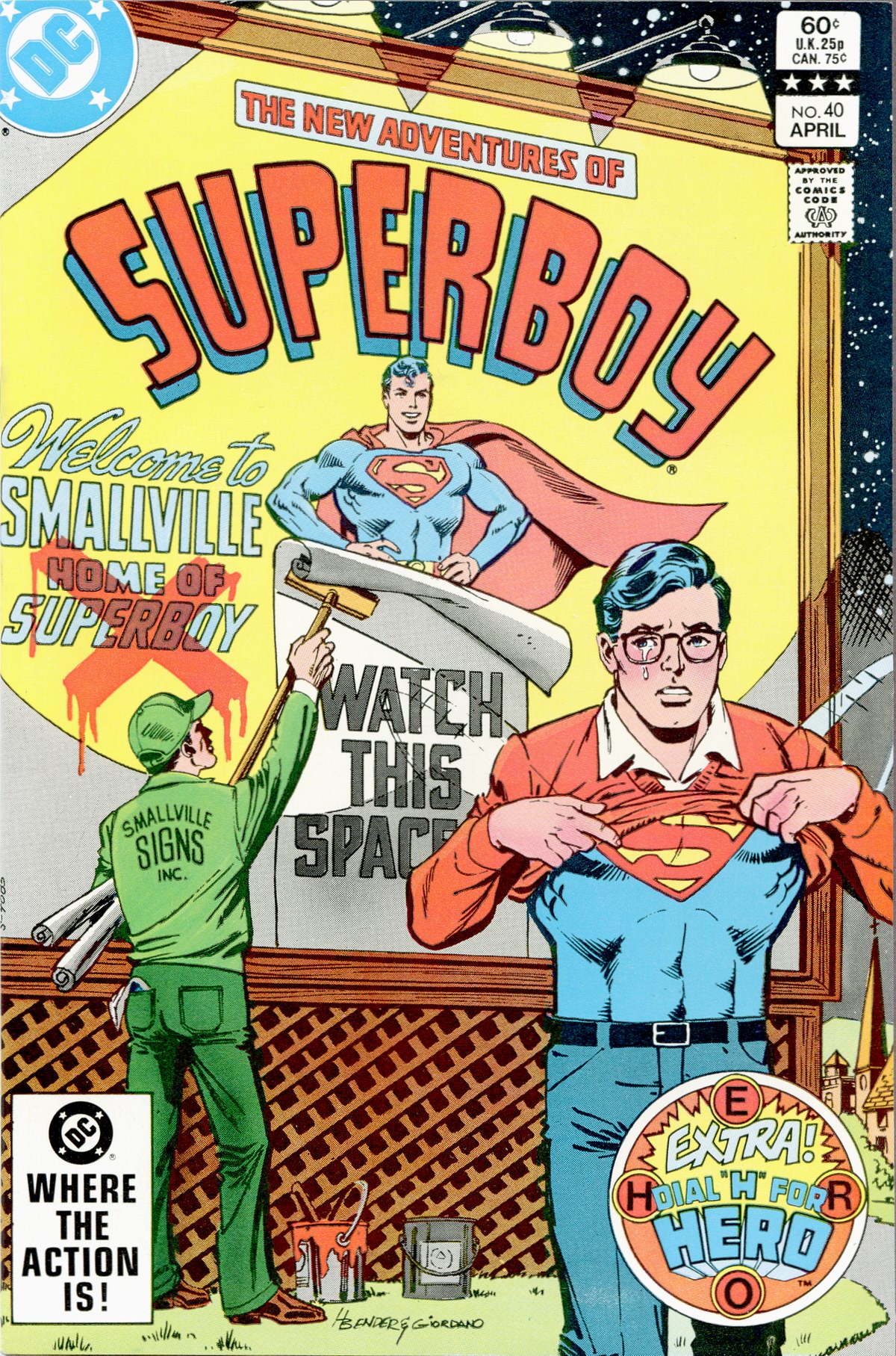 Read online The New Adventures of Superboy comic -  Issue #40 - 1