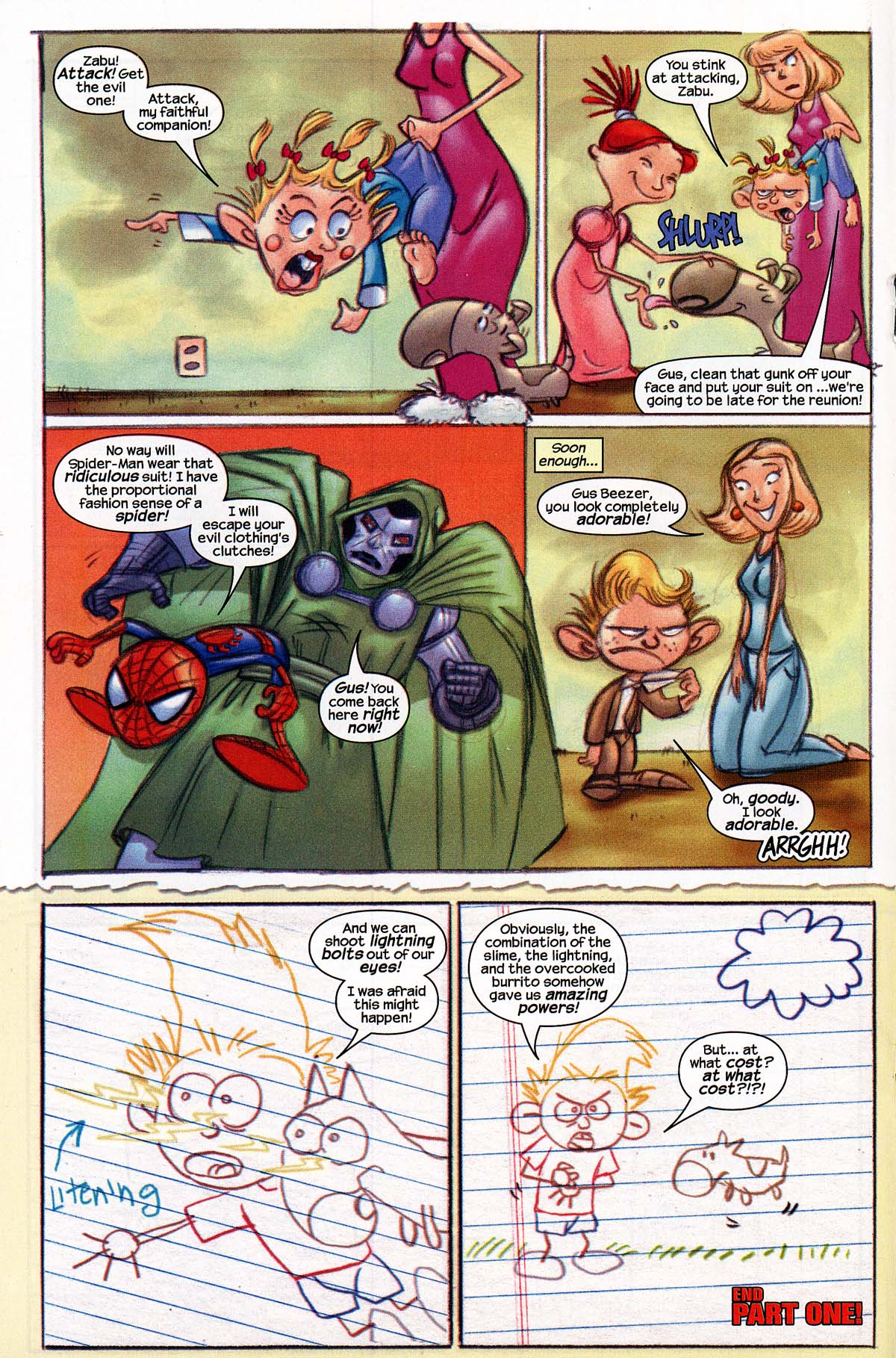 Read online Marvelous Adventures of Gus Beezer comic -  Issue # Spider-Man - 13