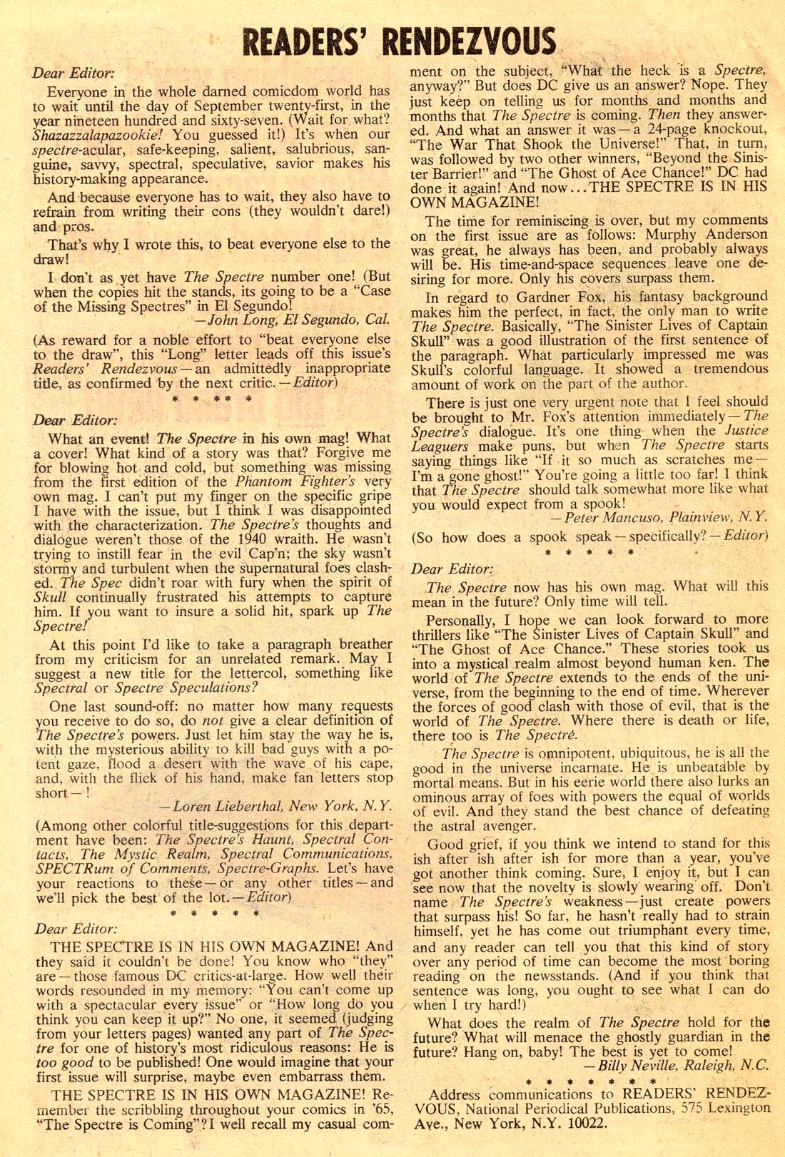 Read online The Spectre (1967) comic -  Issue #3 - 6