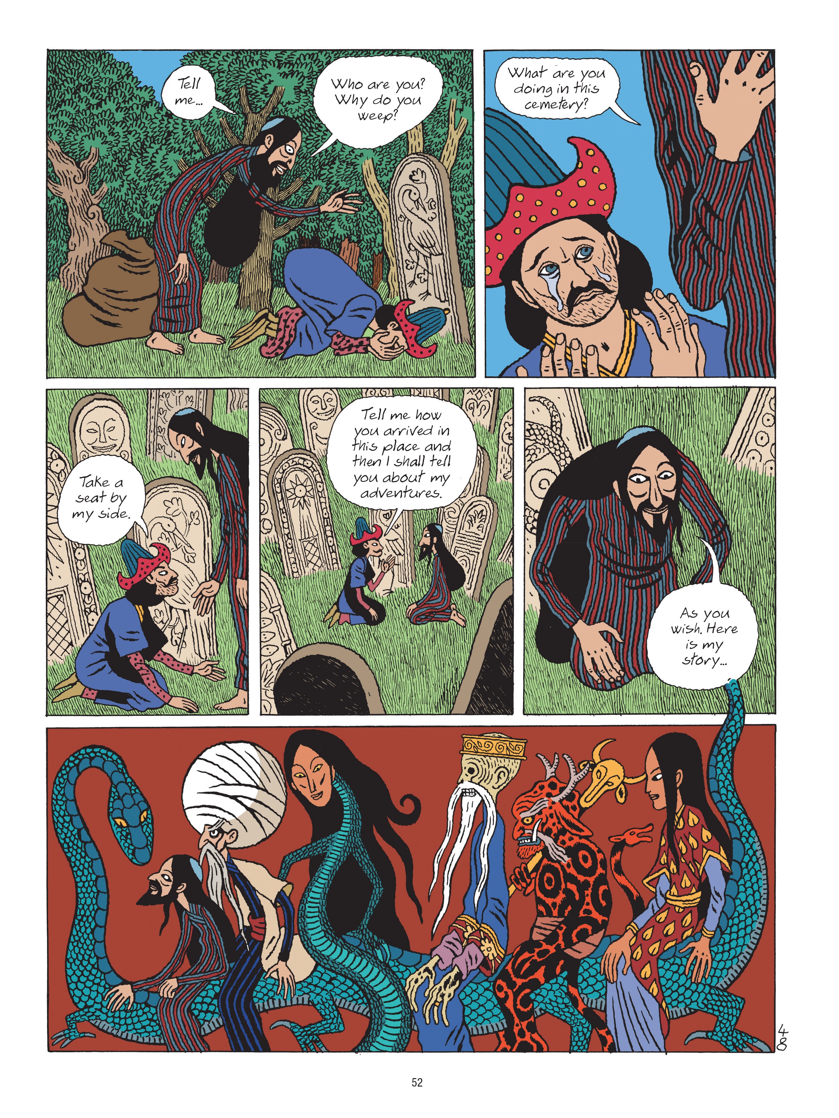 Read online A Tale of a Thousand and One Nights: HASIB & the Queen of Serpents comic -  Issue # TPB - 52