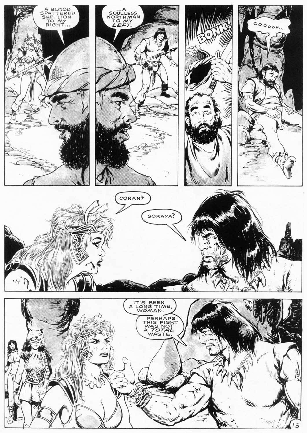 Read online The Savage Sword Of Conan comic -  Issue #154 - 16