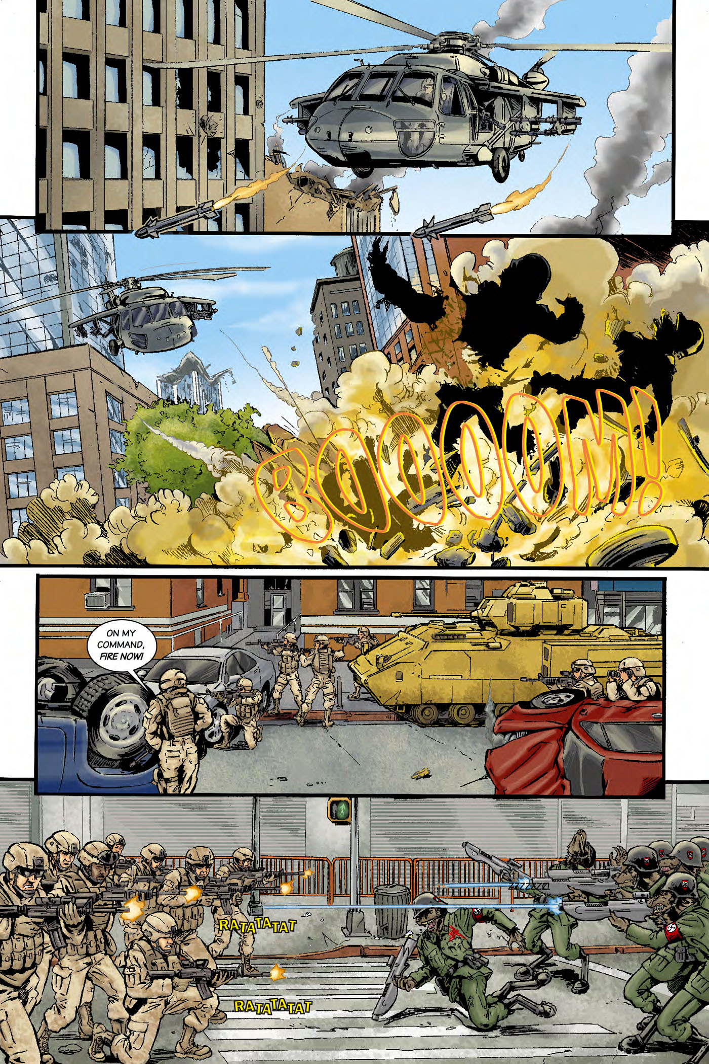 Read online Nazi Werewolves from Outer Space comic -  Issue #3 - 13