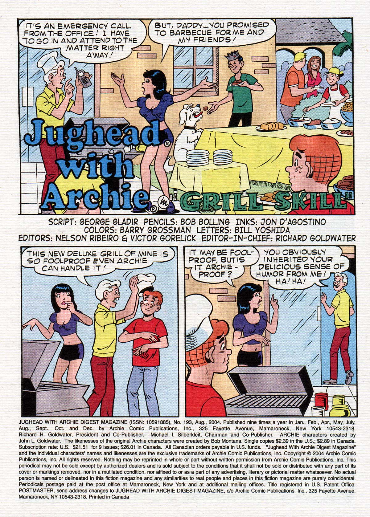Read online Jughead with Archie Digest Magazine comic -  Issue #193 - 2