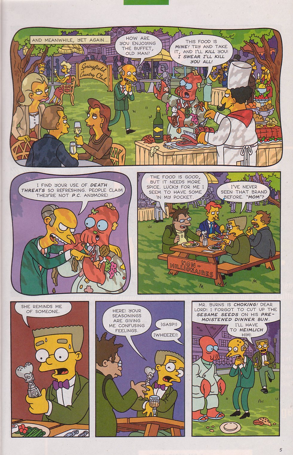 Read online The Futurama/Simpsons Infinitely Secret Crossover Crisis comic -  Issue #2 - 8