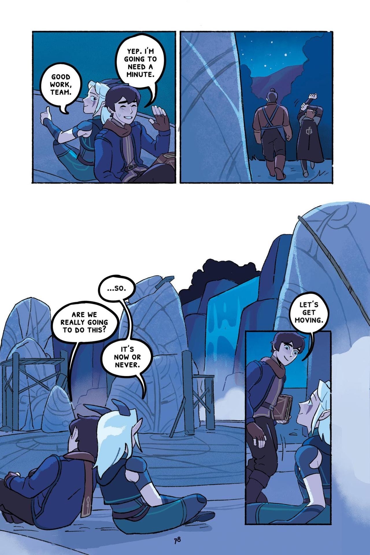 Read online Through the Moon: The Dragon Prince Graphic Novel comic -  Issue # TPB - 82