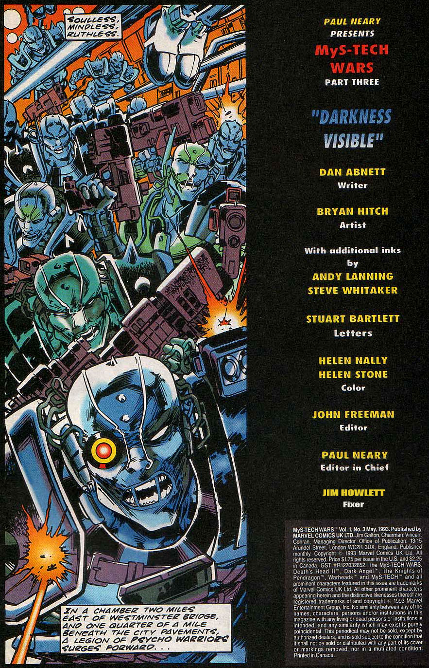 Read online Mys-Tech Wars comic -  Issue #3 - 2