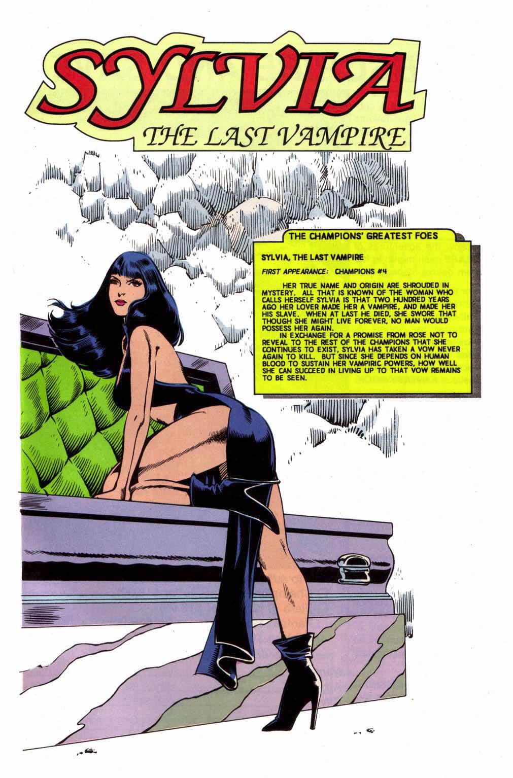 Read online Champions (1987) comic -  Issue # Annual 1 - 50