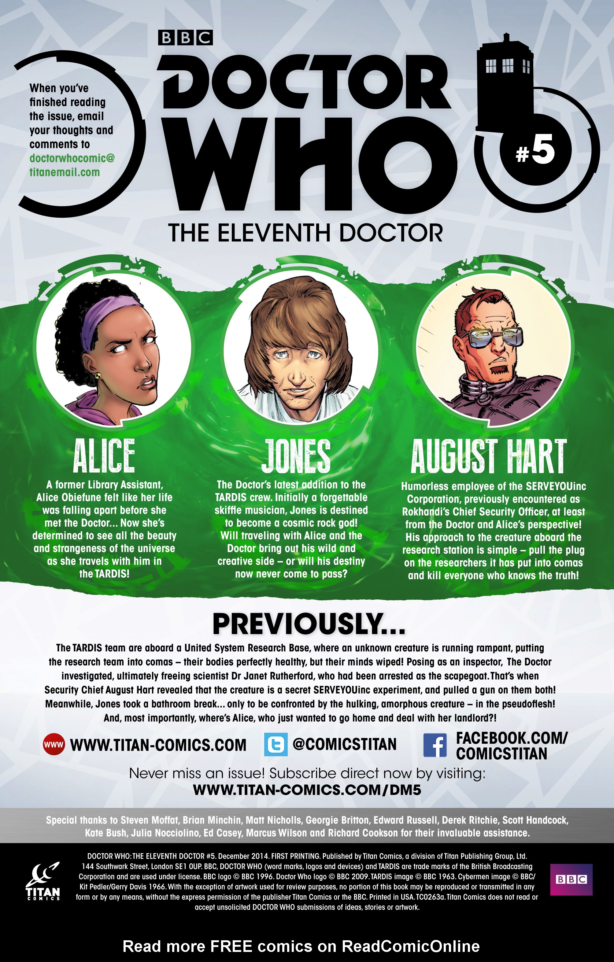 Read online Doctor Who: The Eleventh Doctor comic -  Issue #5 - 3