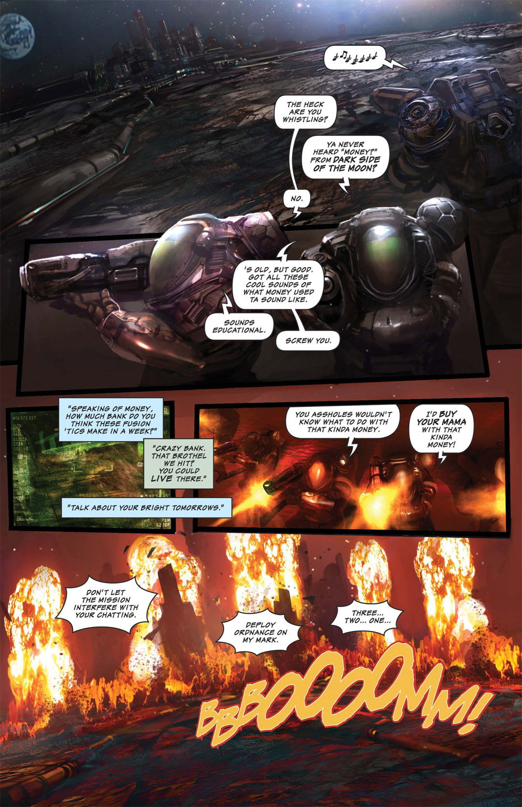 Read online Shrapnel: Hubris comic -  Issue #2 - 30