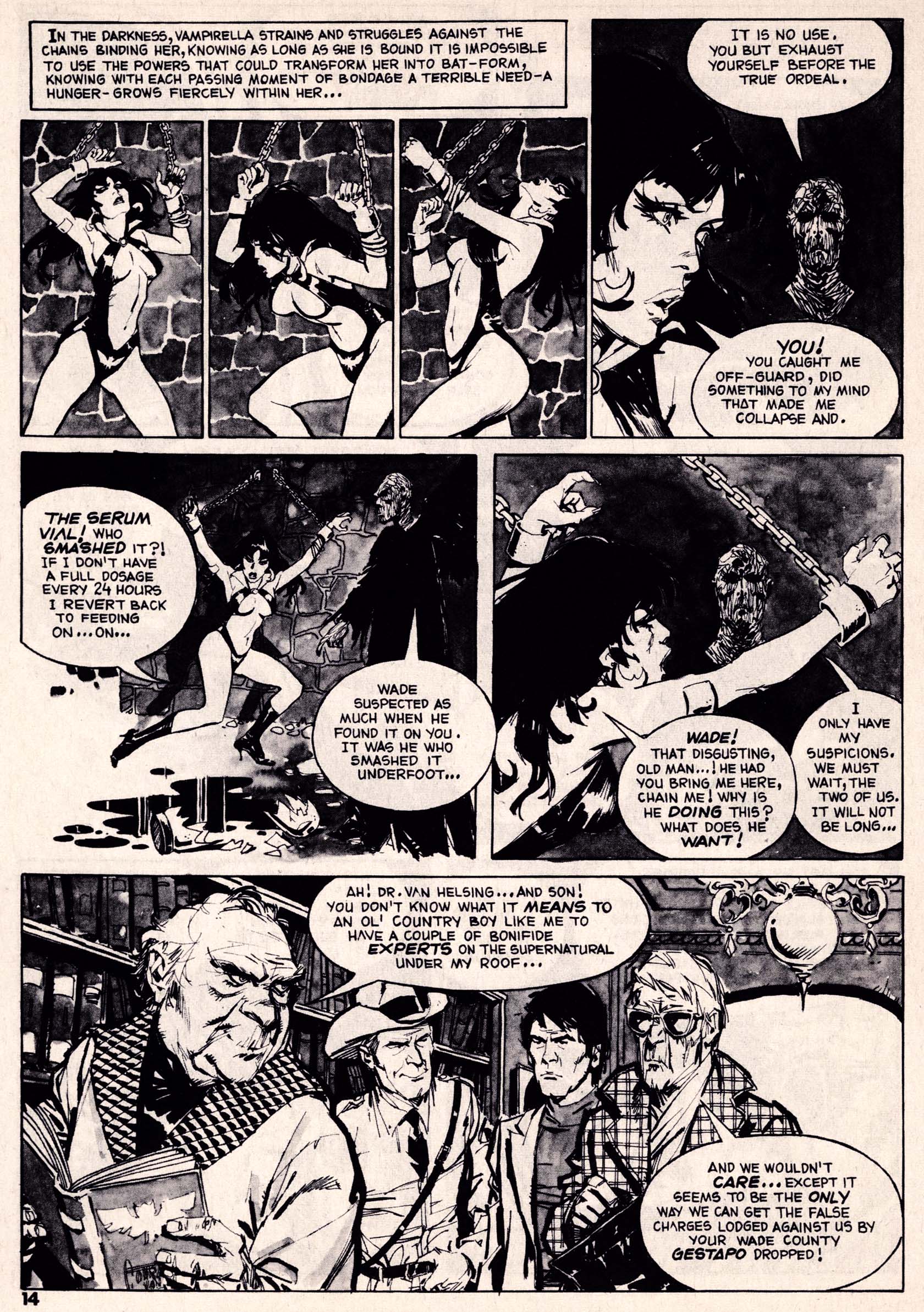 Read online Vampirella (1969) comic -  Issue #12 - 14