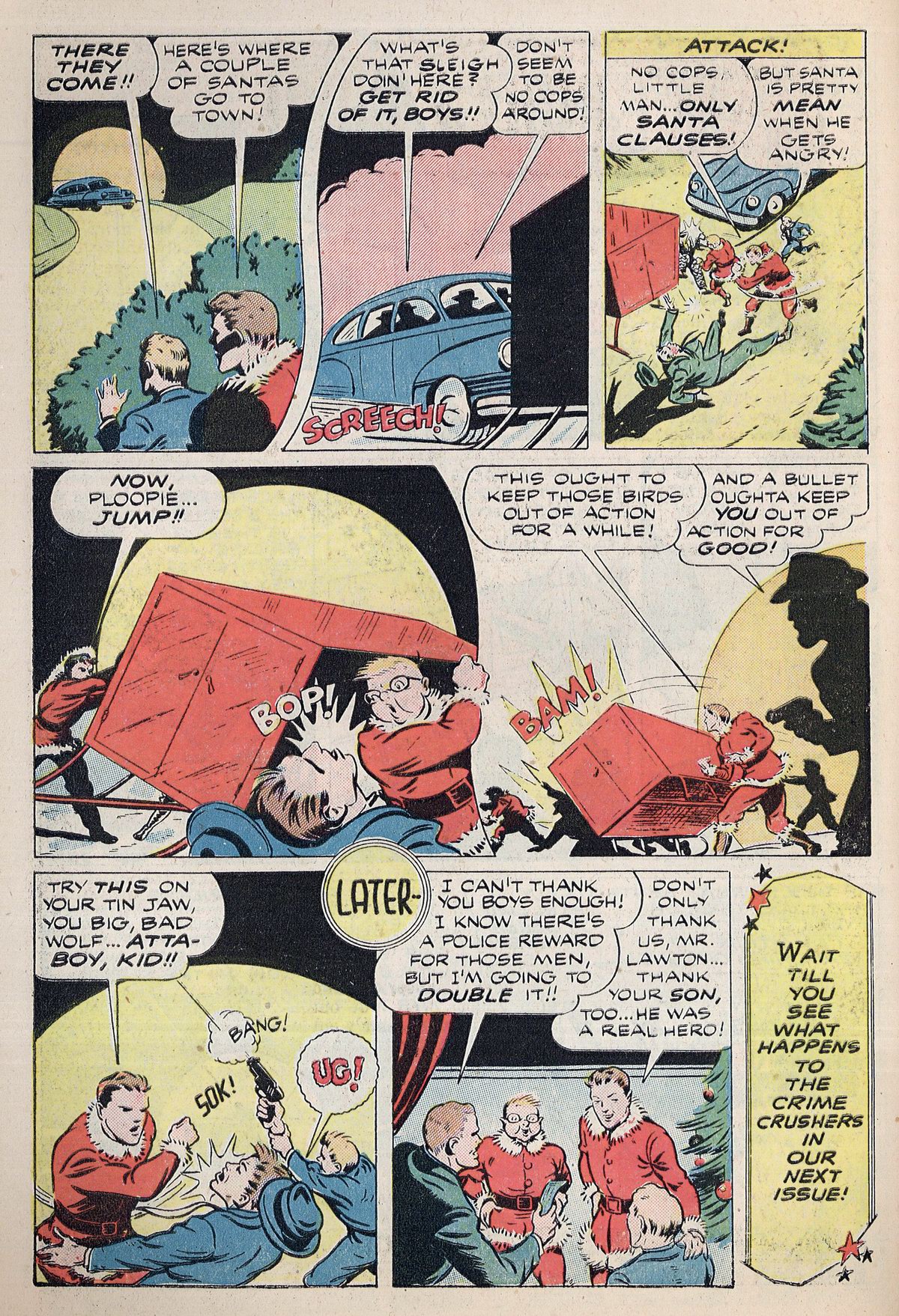 Read online Exciting Comics comic -  Issue #38 - 40