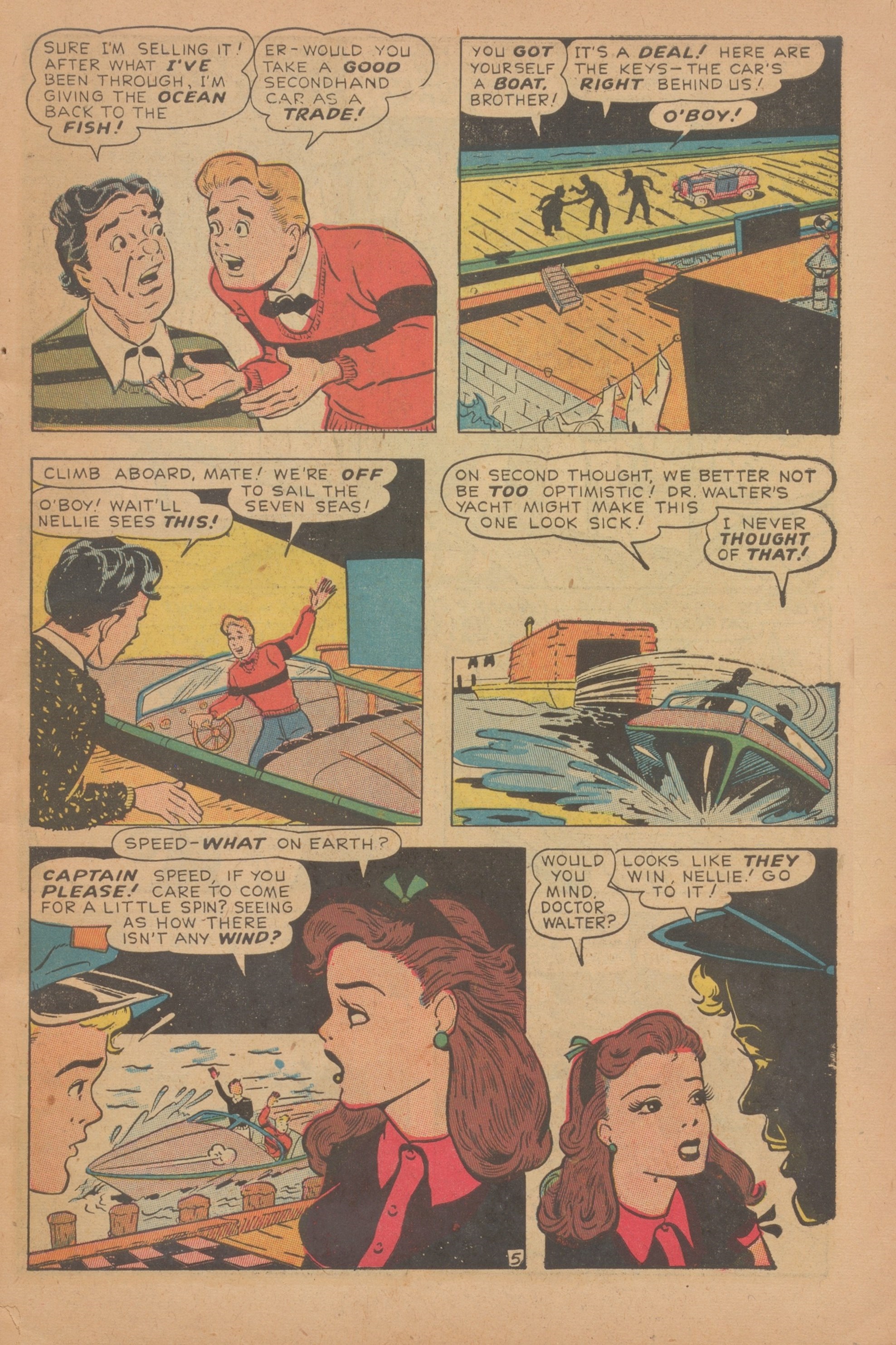 Read online Nellie The Nurse (1945) comic -  Issue #9 - 7