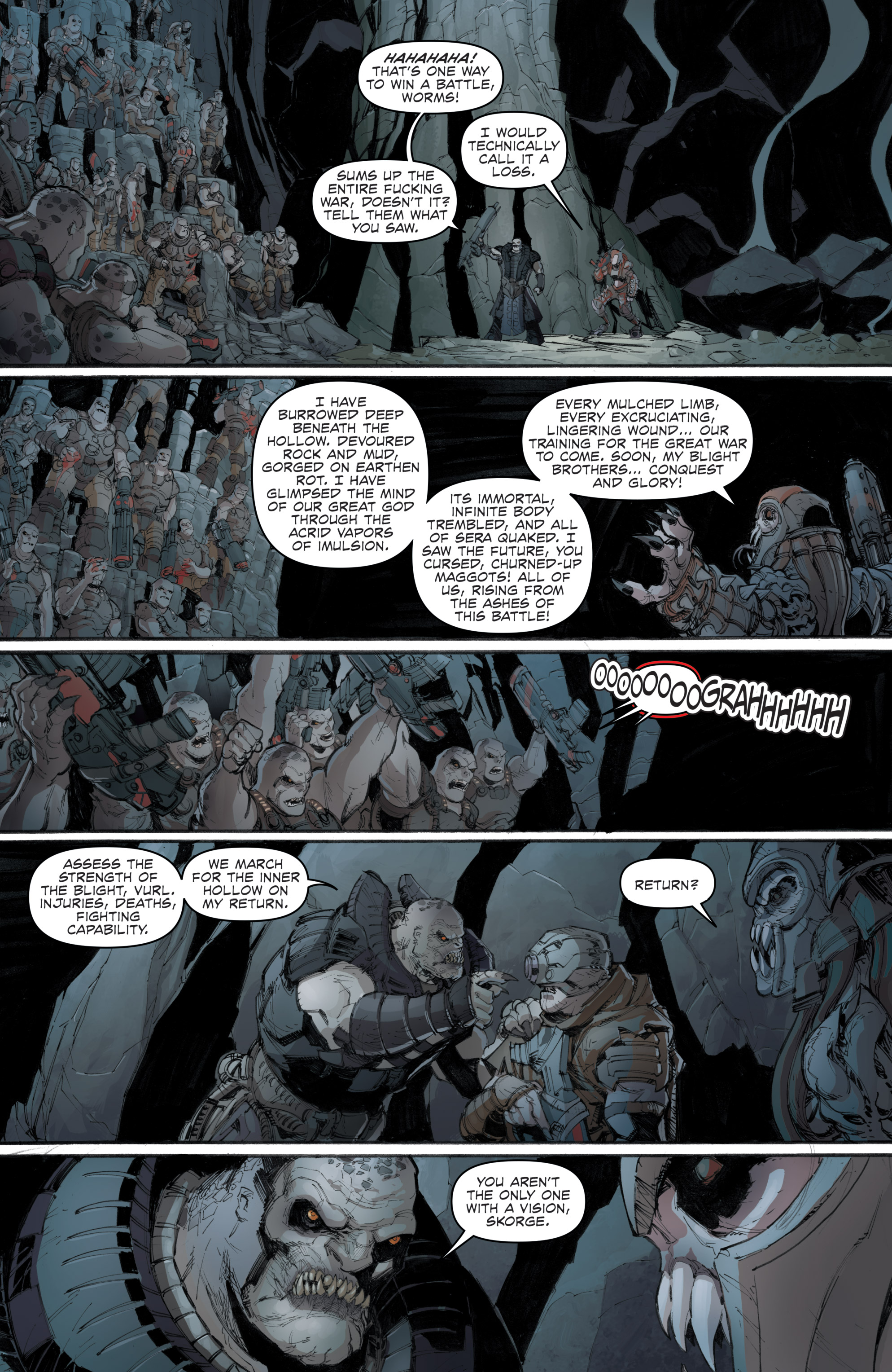 Read online Gears of War: The Rise of RAAM comic -  Issue #1 - 10