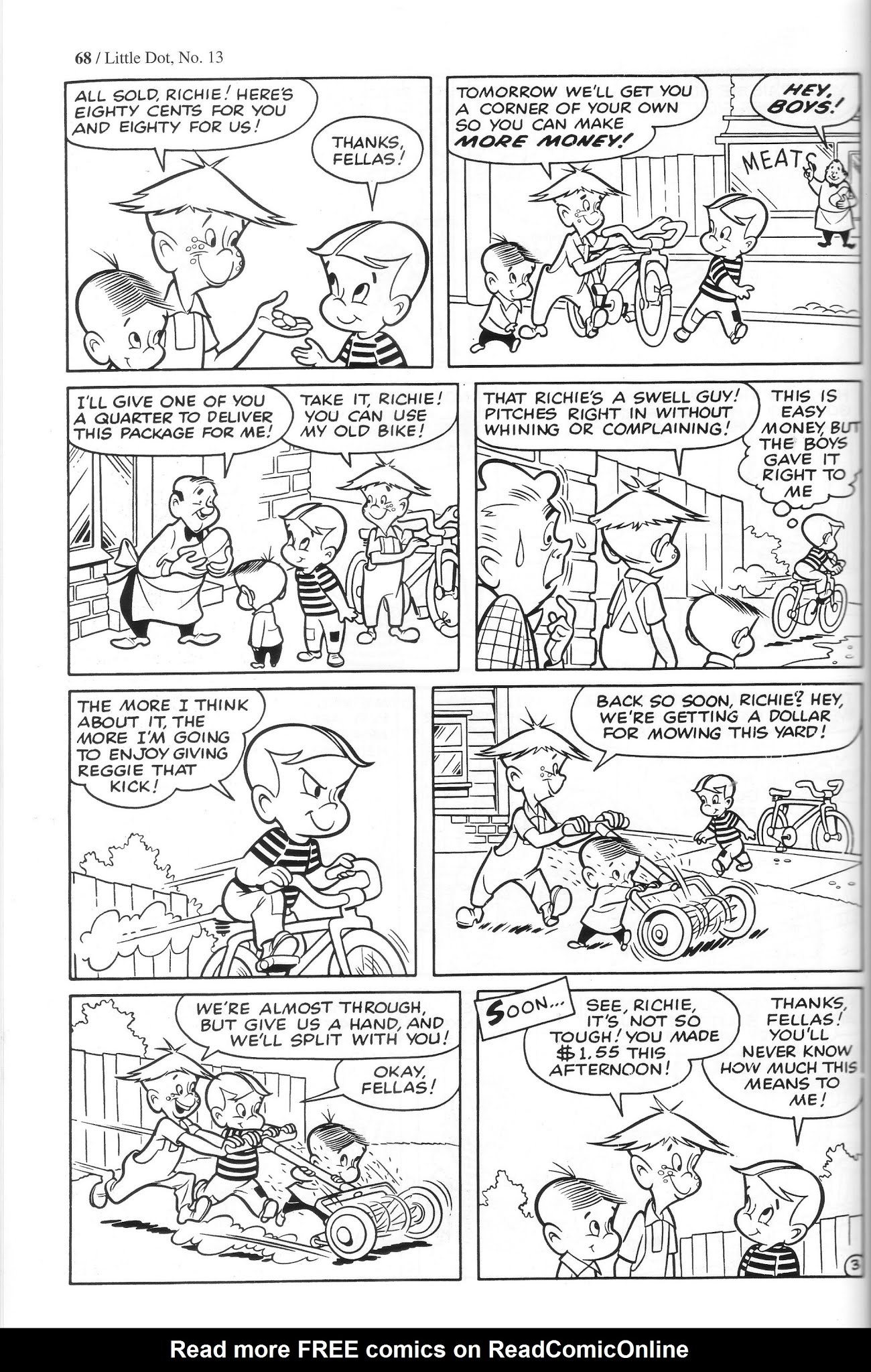 Read online Harvey Comics Classics comic -  Issue # TPB 2 (Part 1) - 69