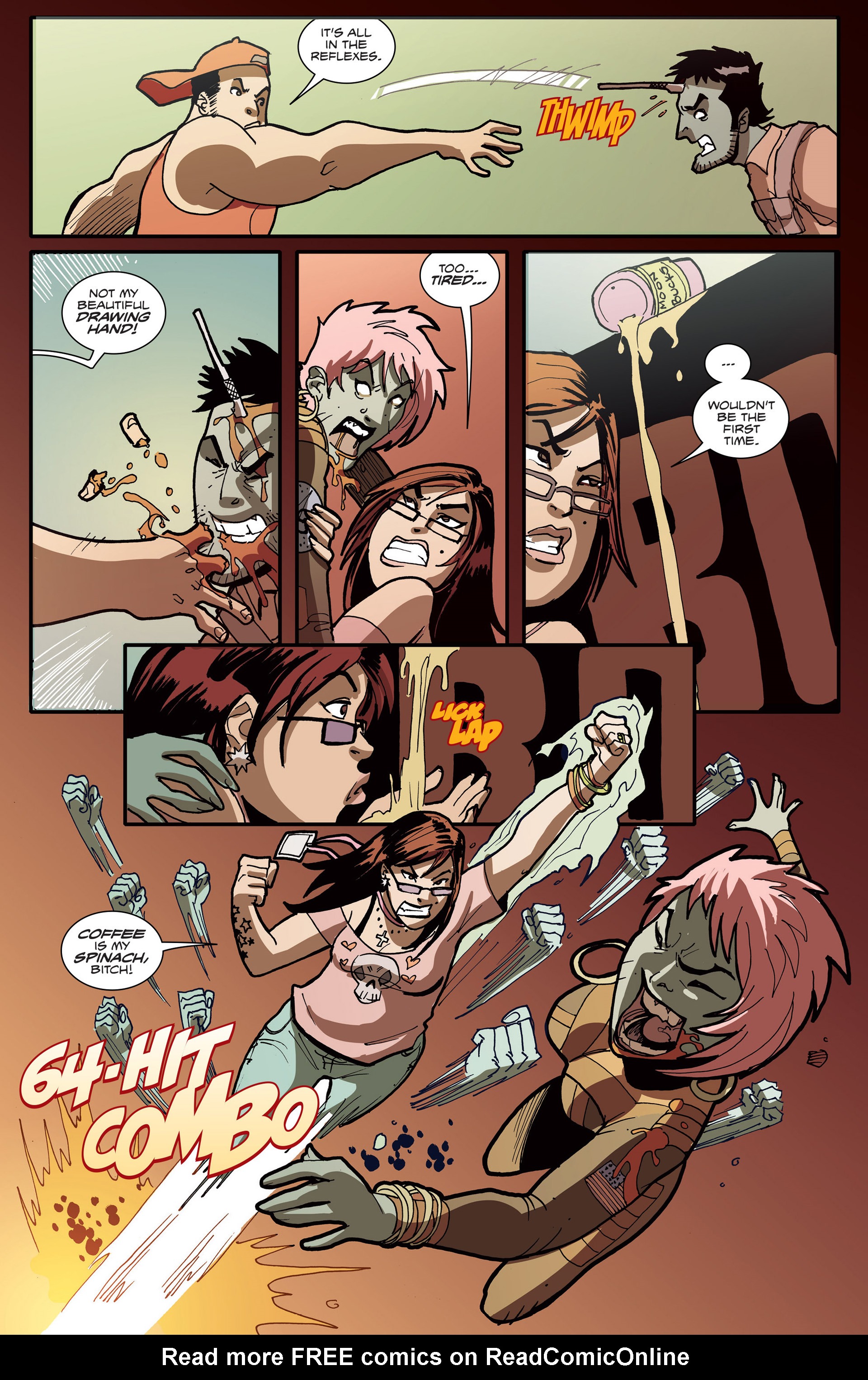 Read online Fanboys vs. Zombies comic -  Issue #20 - 17