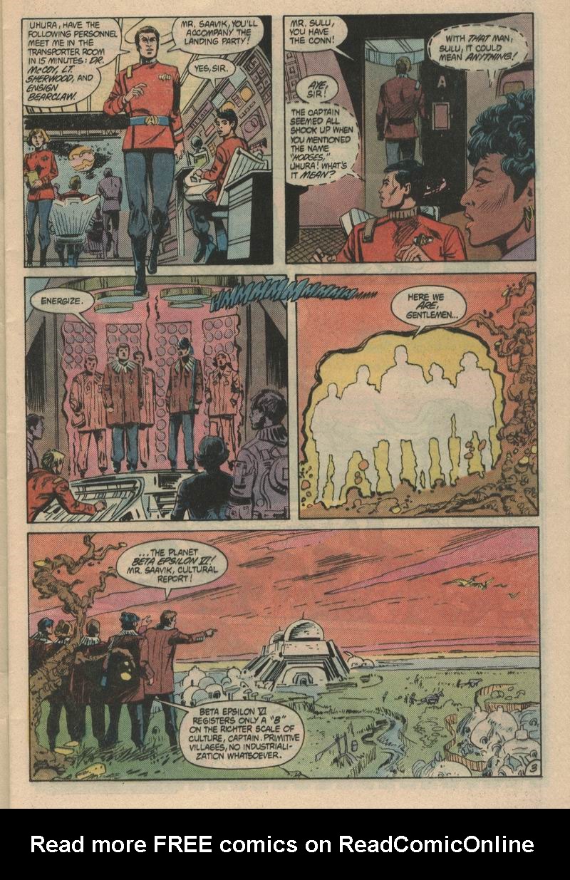 Read online Star Trek (1984) comic -  Issue #5 - 4