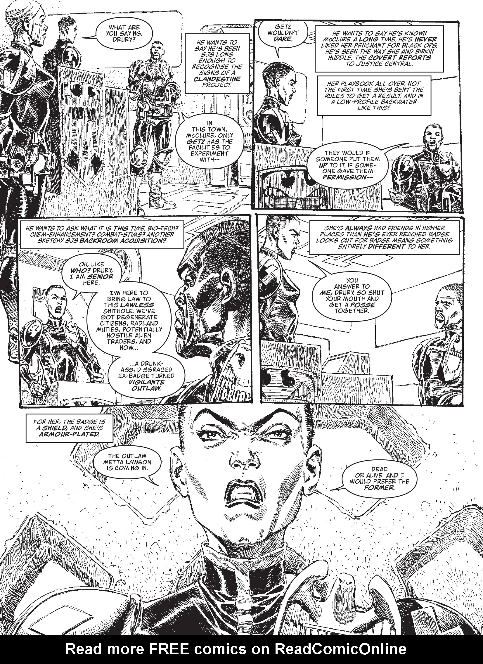 Read online Judge Dredd Megazine (Vol. 5) comic -  Issue #447 - 38