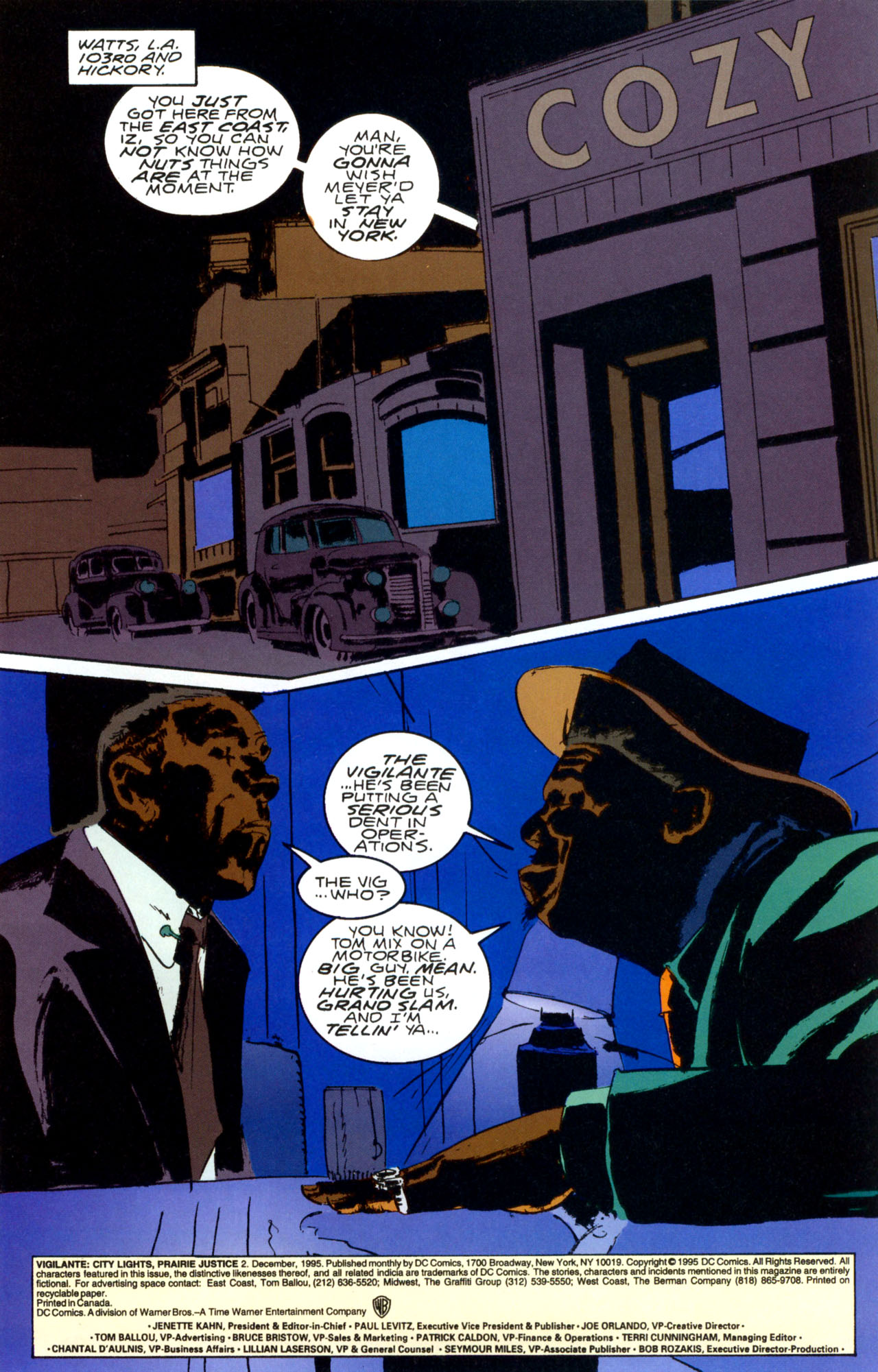 Read online Vigilante: City Lights, Prairie Justice comic -  Issue #2 - 2