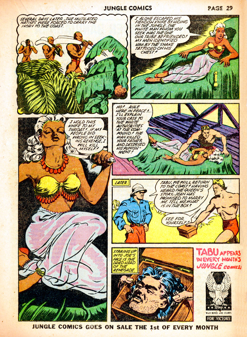 Read online Jungle Comics comic -  Issue #37 - 31