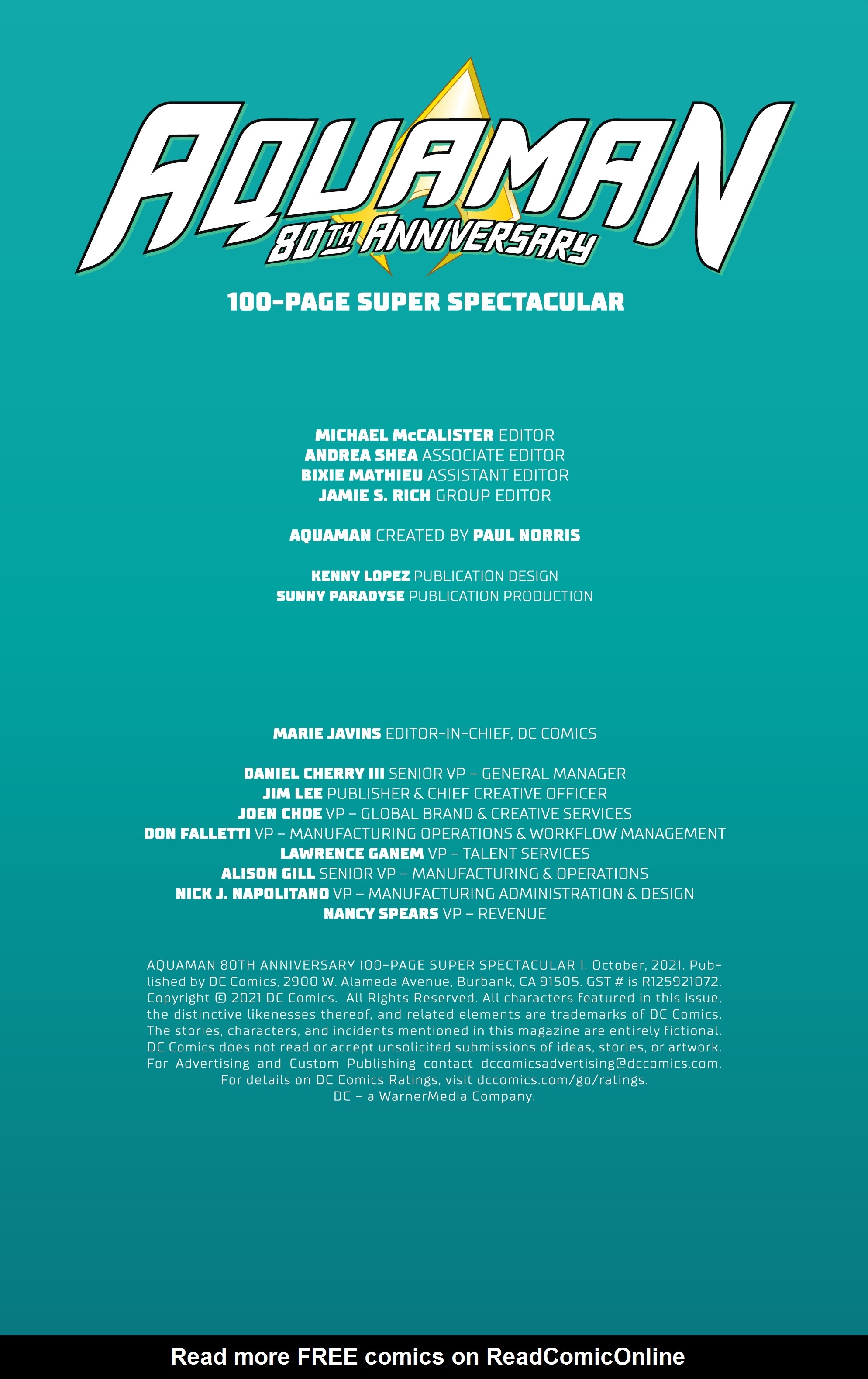 Read online Aquaman 80th Anniversary 100-Page Super Spectacular comic -  Issue # TPB - 98