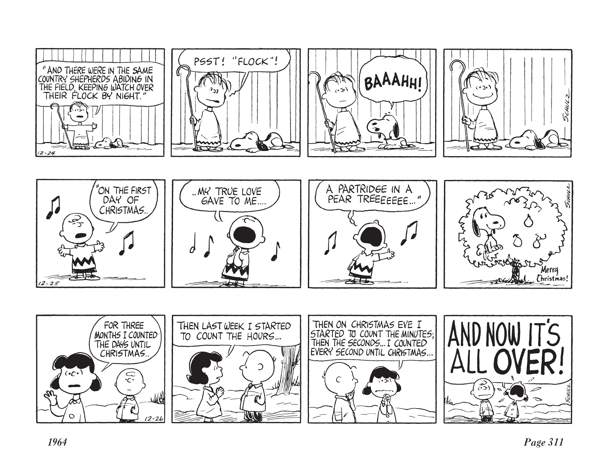 Read online The Complete Peanuts comic -  Issue # TPB 7 - 322