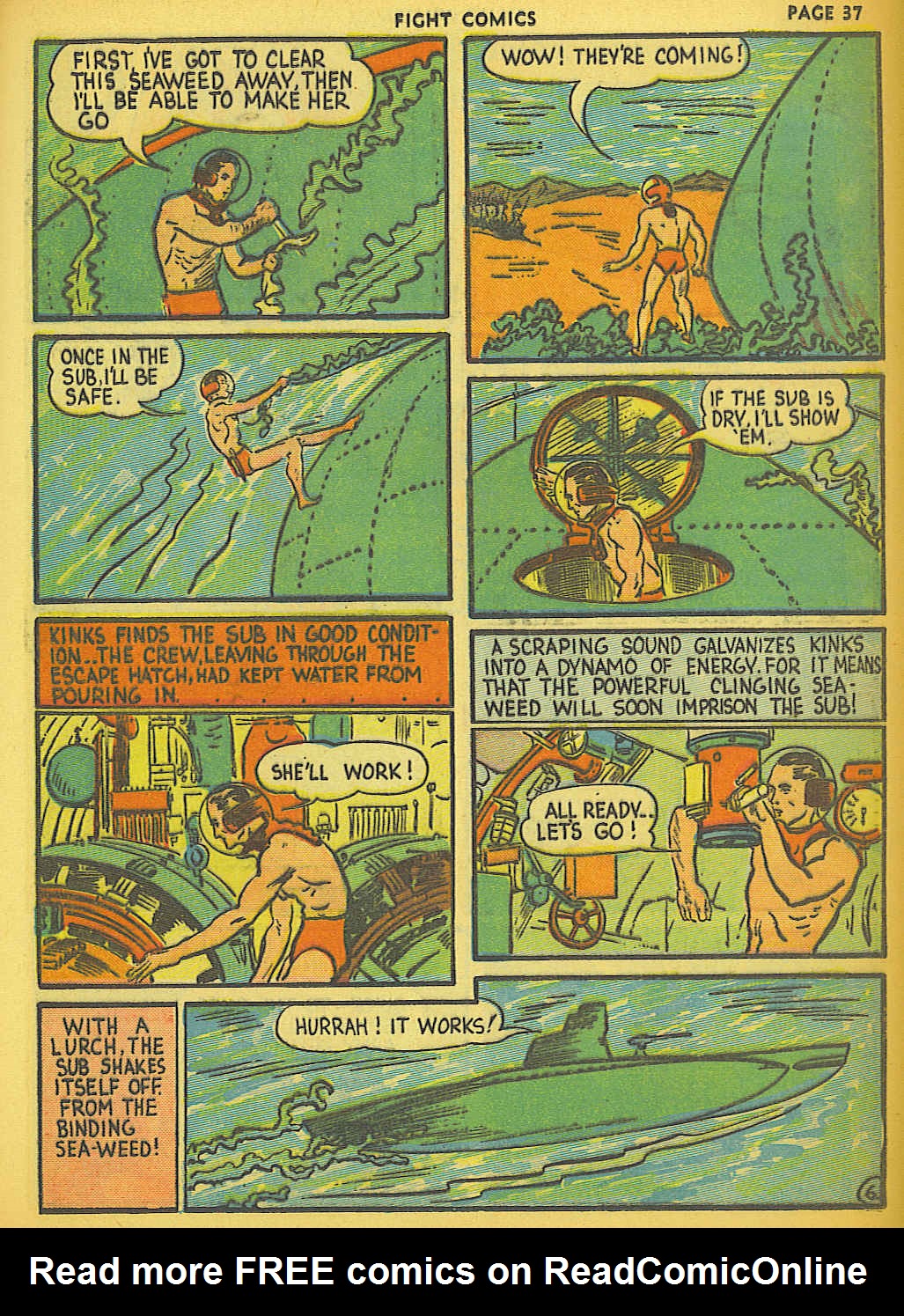 Read online Fight Comics comic -  Issue #2 - 39