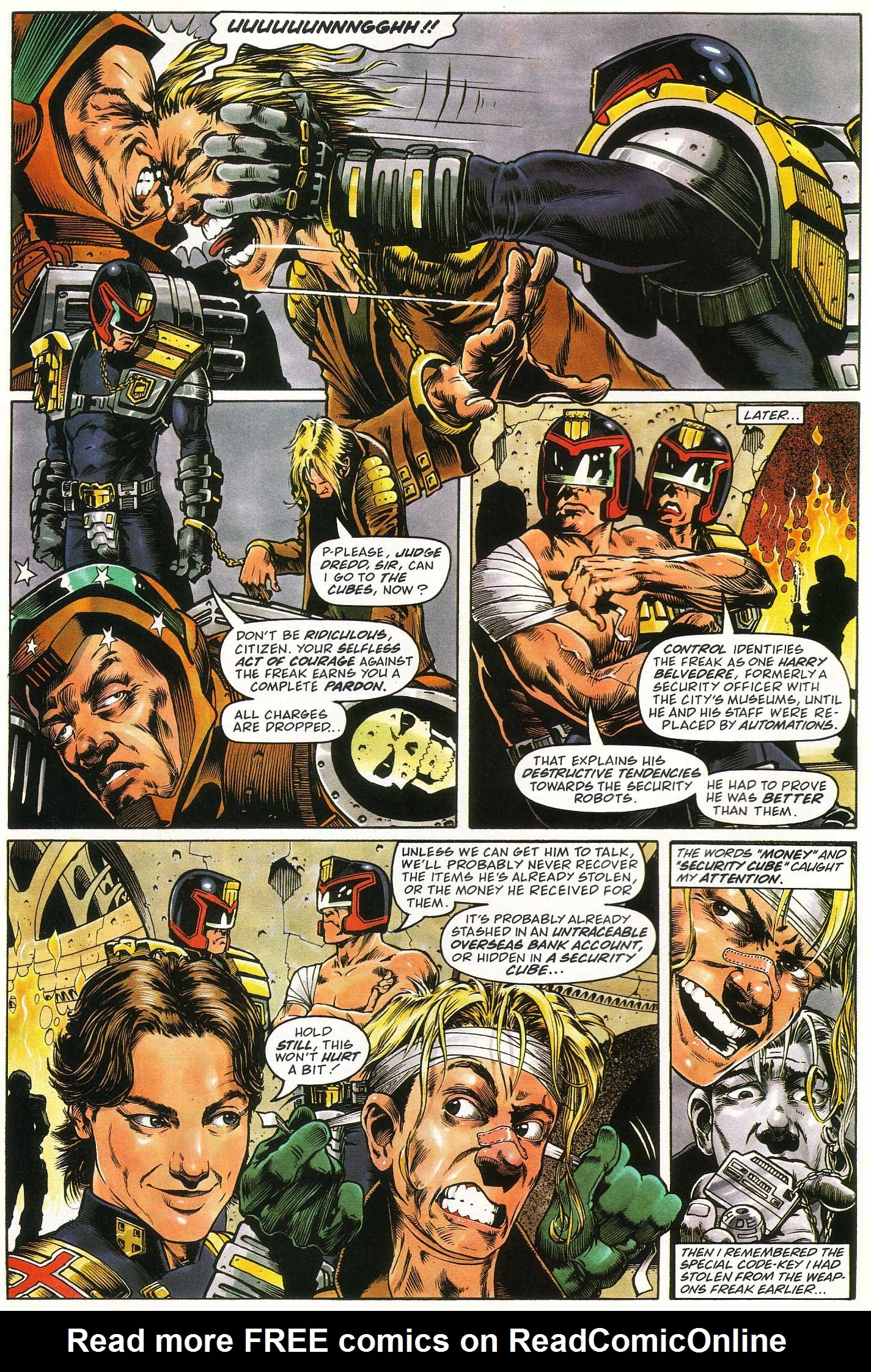 Read online Judge Dredd Lawman of the Future comic -  Issue #5 - 14