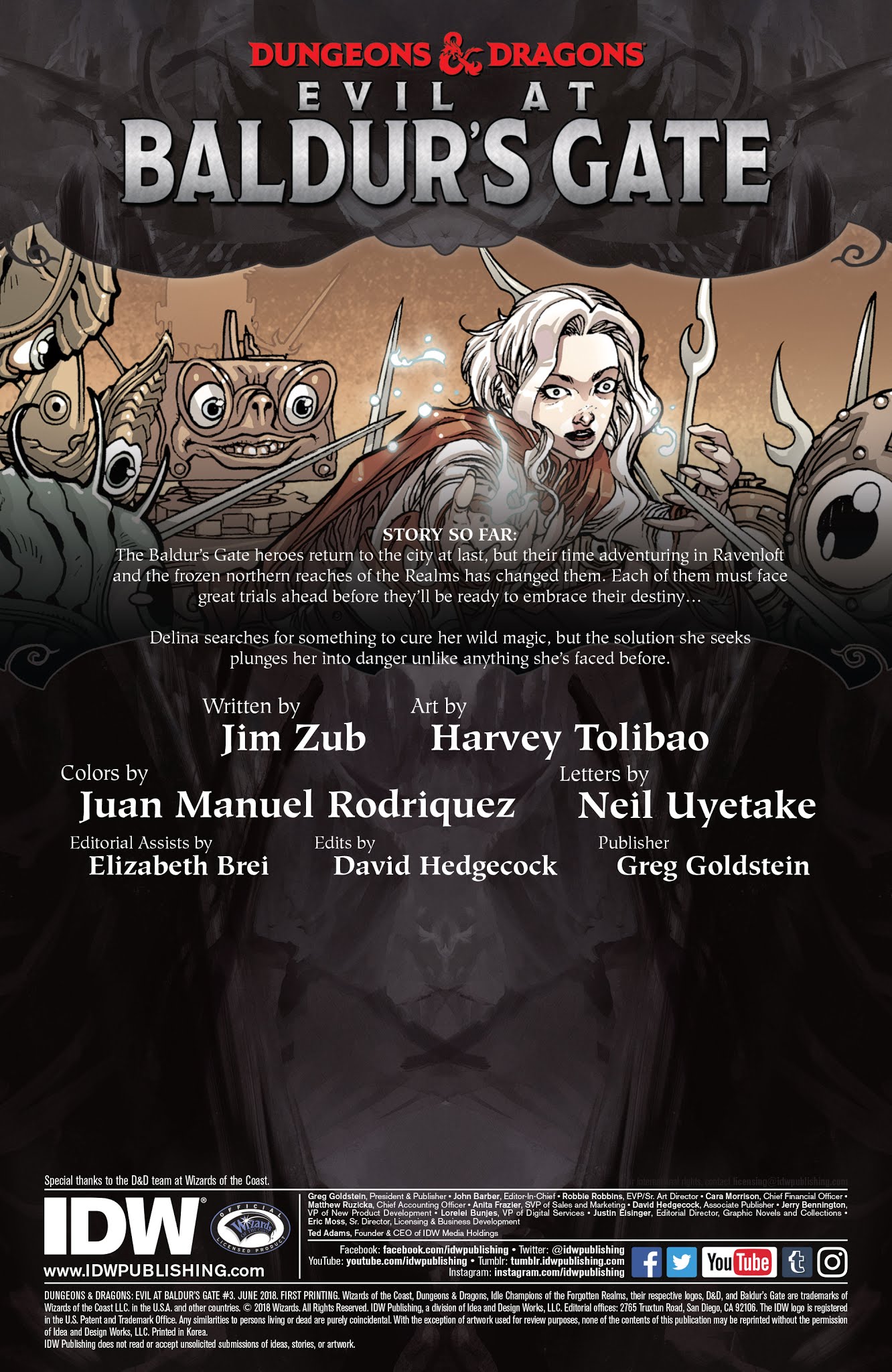 Read online Dungeons & Dragons: Evil At Baldur's Gate comic -  Issue #3 - 2