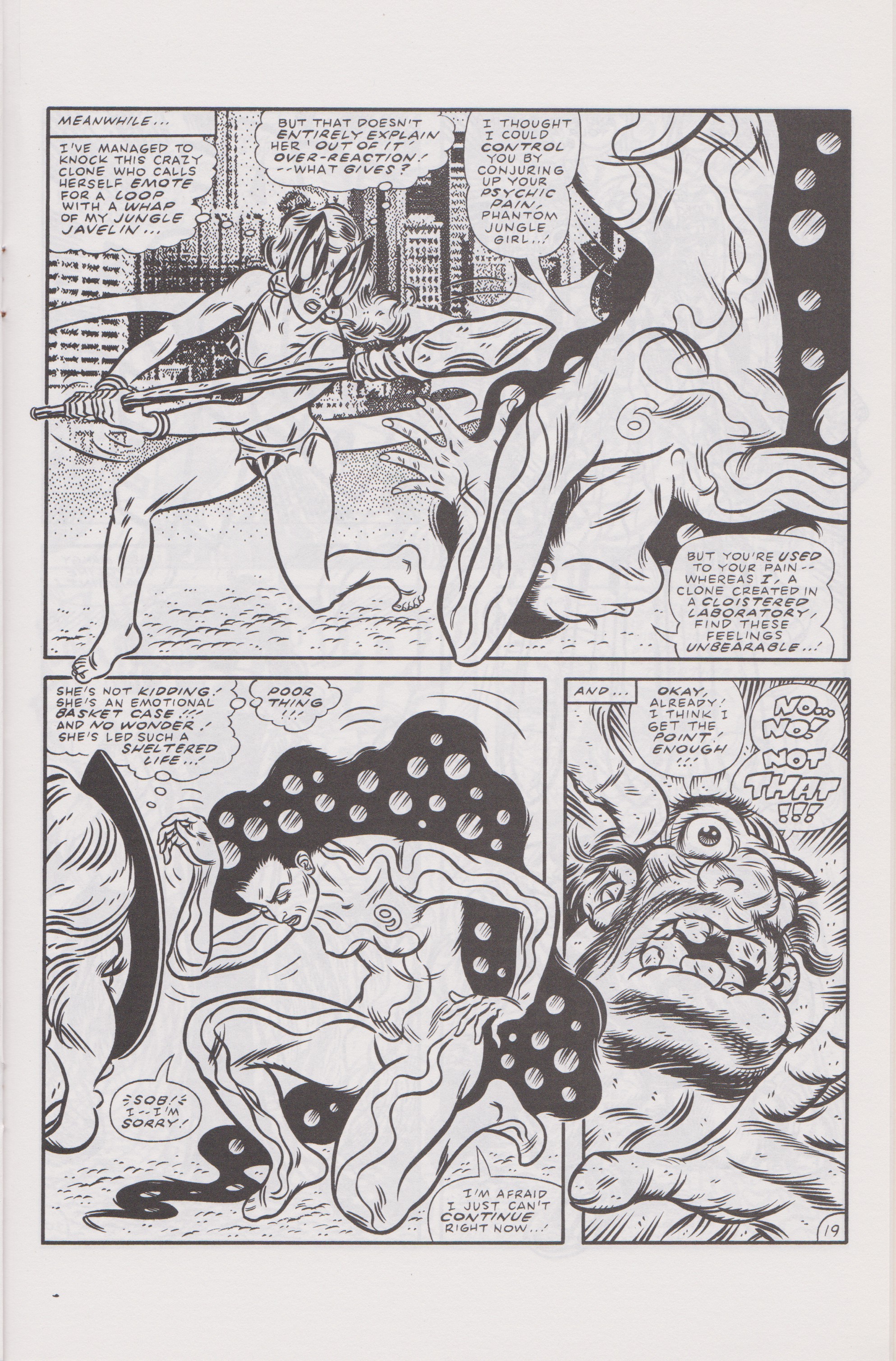 Read online Don Simpson's Bizarre Heroes comic -  Issue #6 - 21