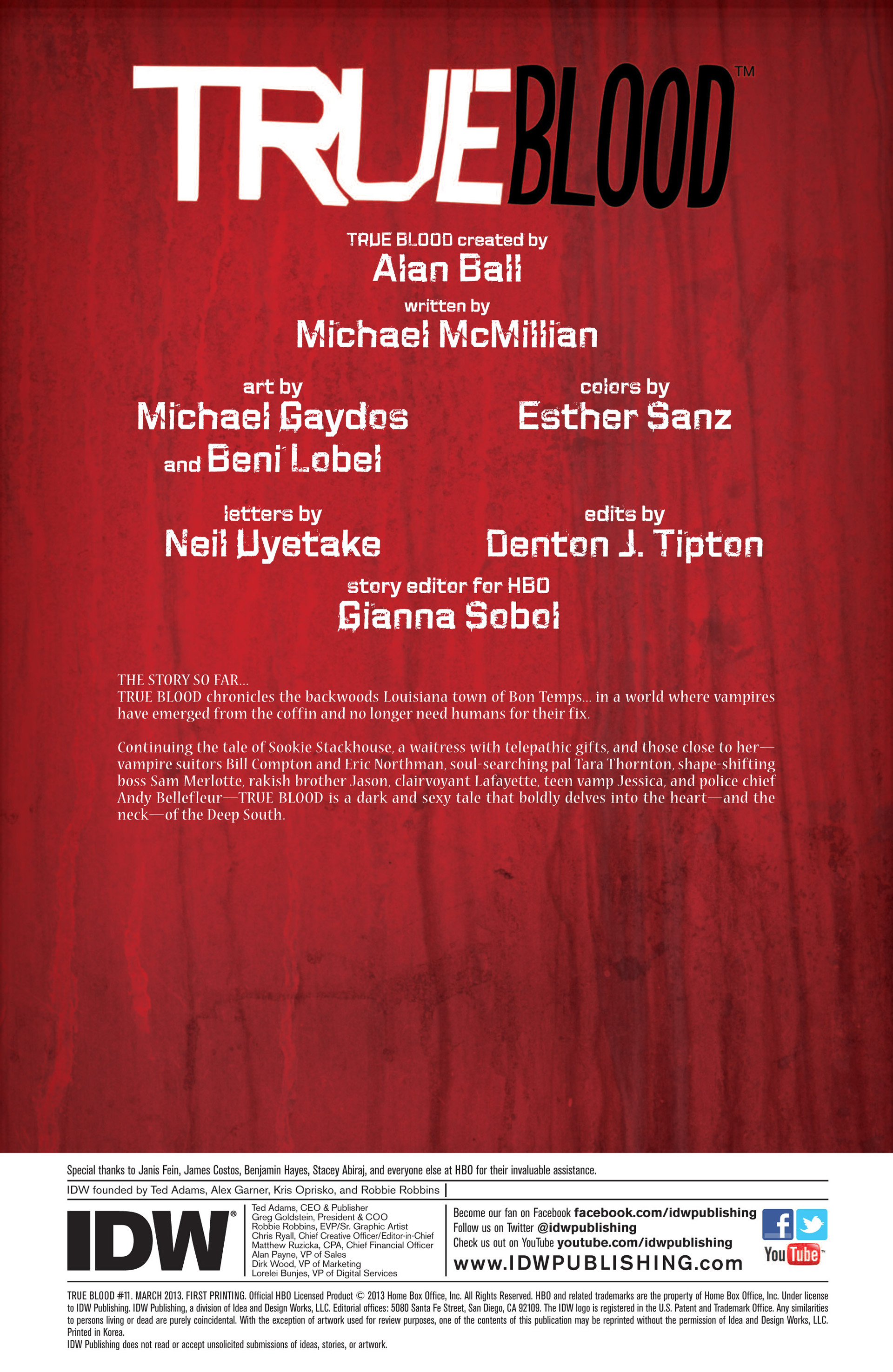 Read online True Blood (2012) comic -  Issue #11 - 3