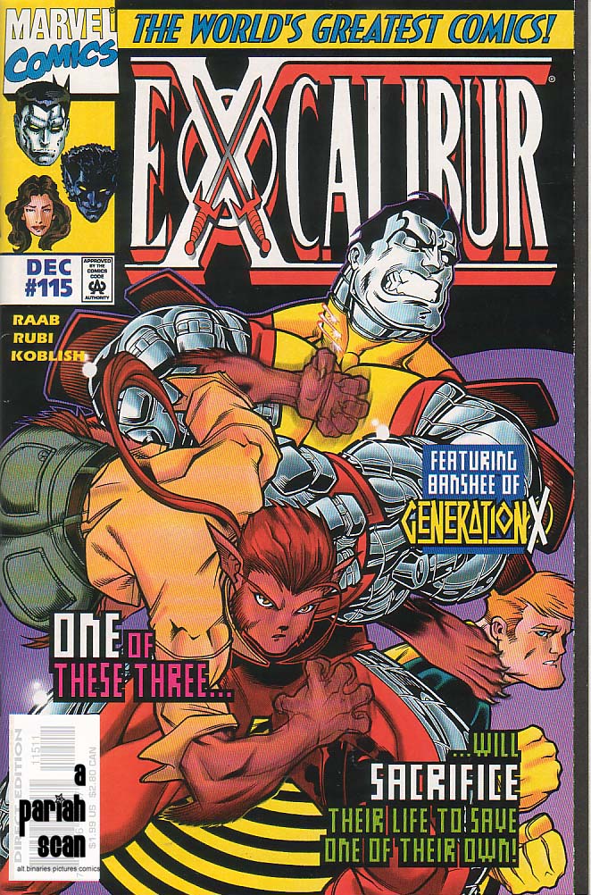 Read online Excalibur (1988) comic -  Issue #115 - 1