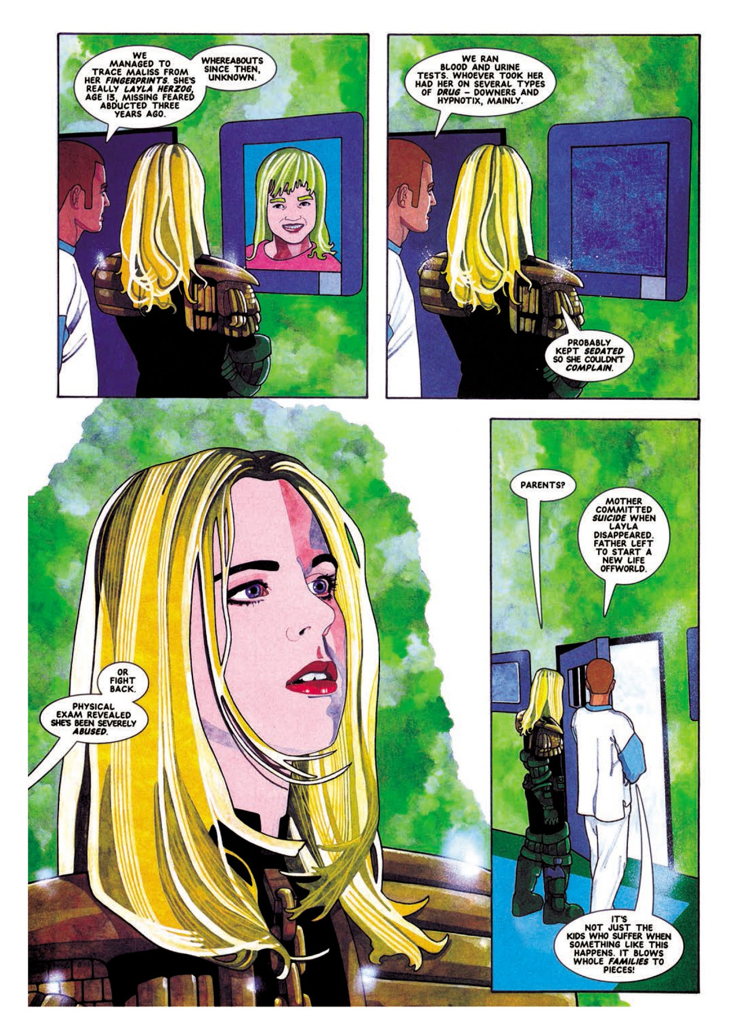 Read online Judge Anderson: The Psi Files comic -  Issue # TPB 3 - 129