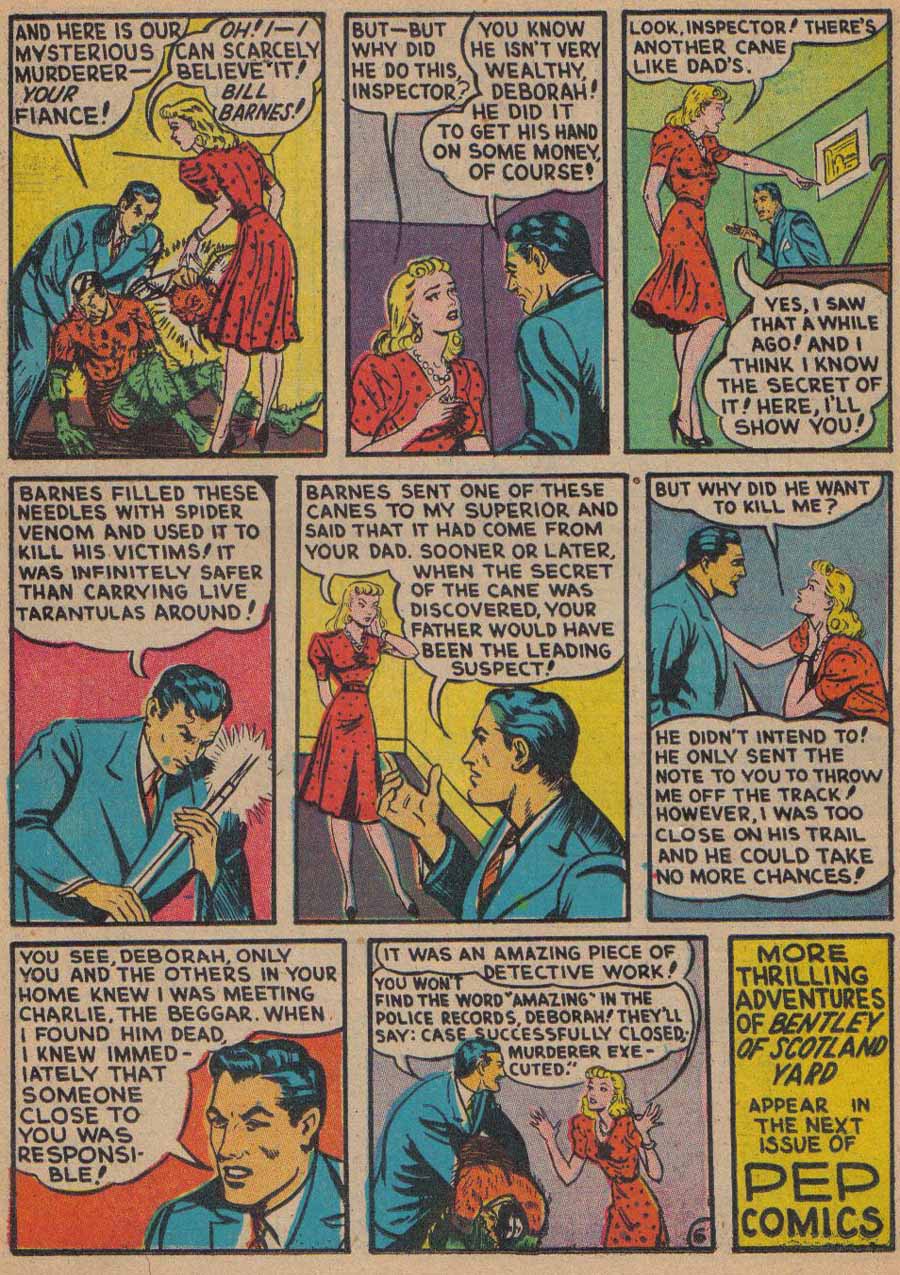 Read online Pep Comics comic -  Issue #10 - 66