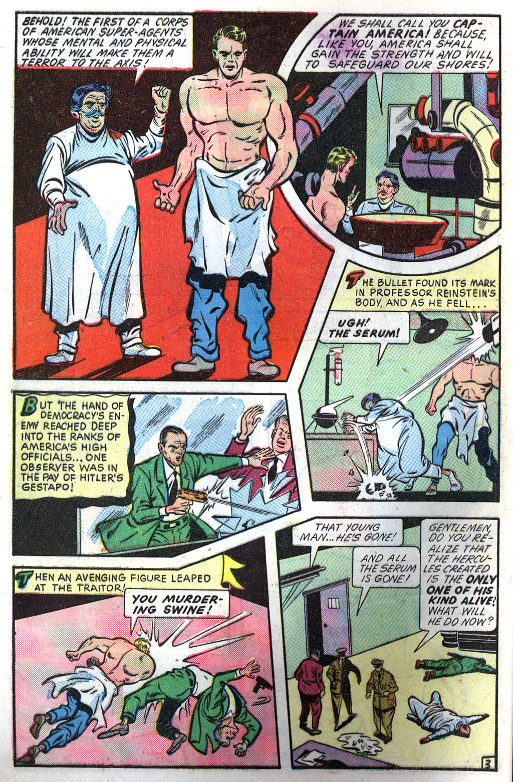 Read online Captain America Comics comic -  Issue #59 - 5