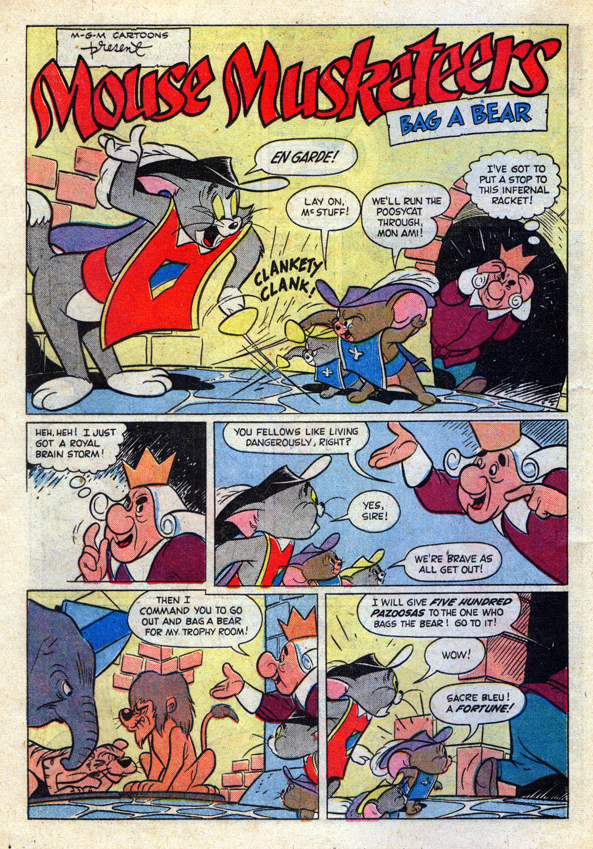 Read online M.G.M's The Mouse Musketeers comic -  Issue #8 - 16